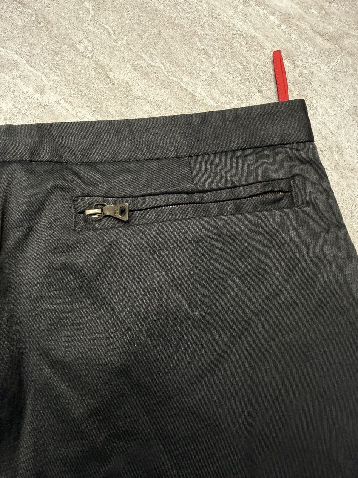 Prada Archive Prada Sport Flared Nylon/Cotton Blend Elastic Pants Size US 34 / EU 50 - 9 Thumbnail