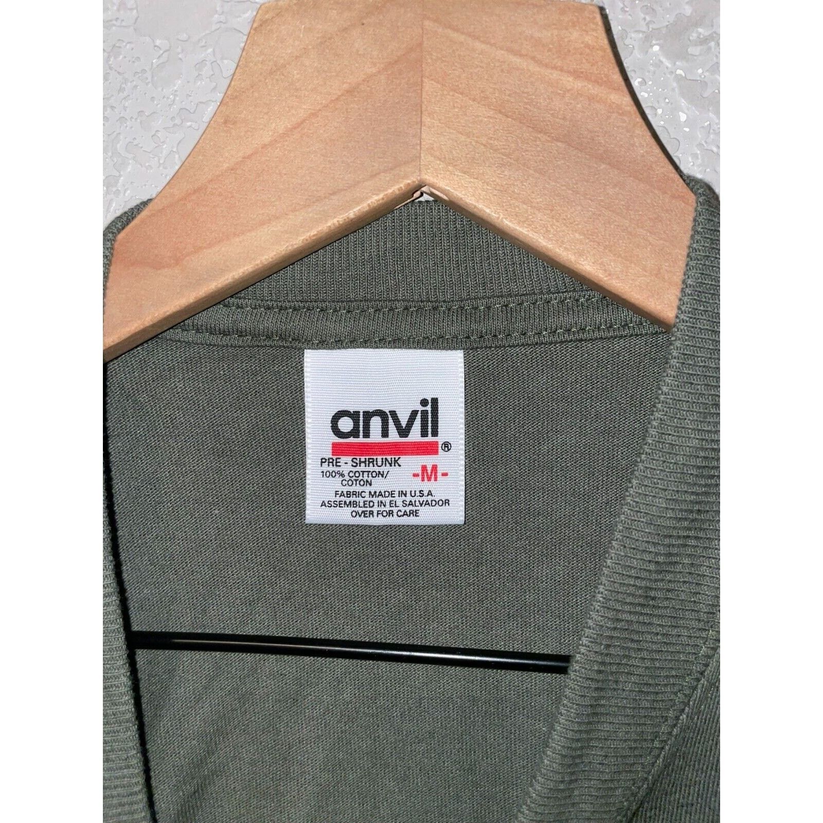 Anvil Vintage Maggie Valley Shirt North Carolina Bear Green Tee Size US M / EU 48-50 / 2 - 6 Thumbnail
