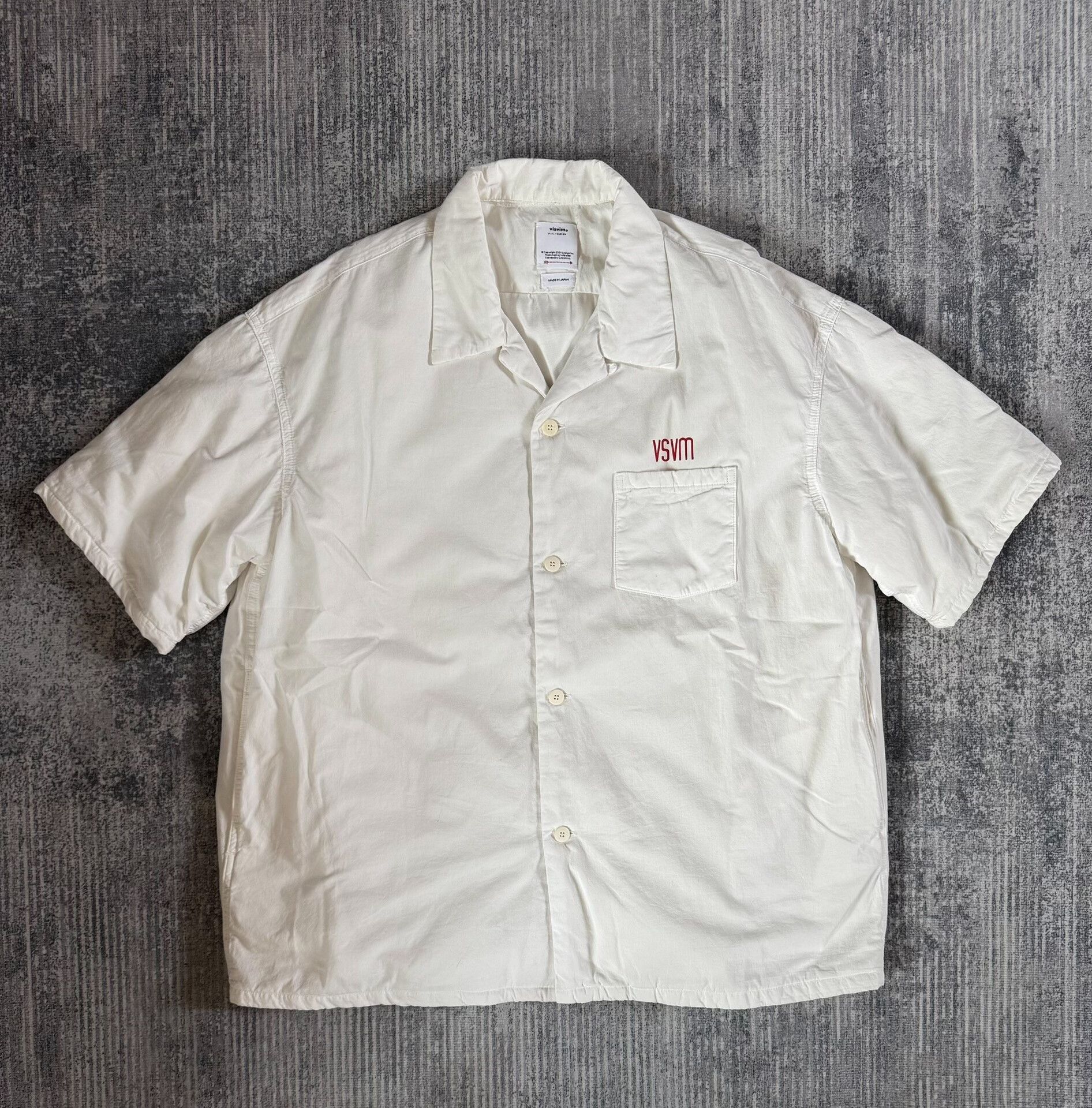 Visvim VISVIM Wallis Down Shirt in White Size US XL / EU 56 / 4 - 1 Thumbnail