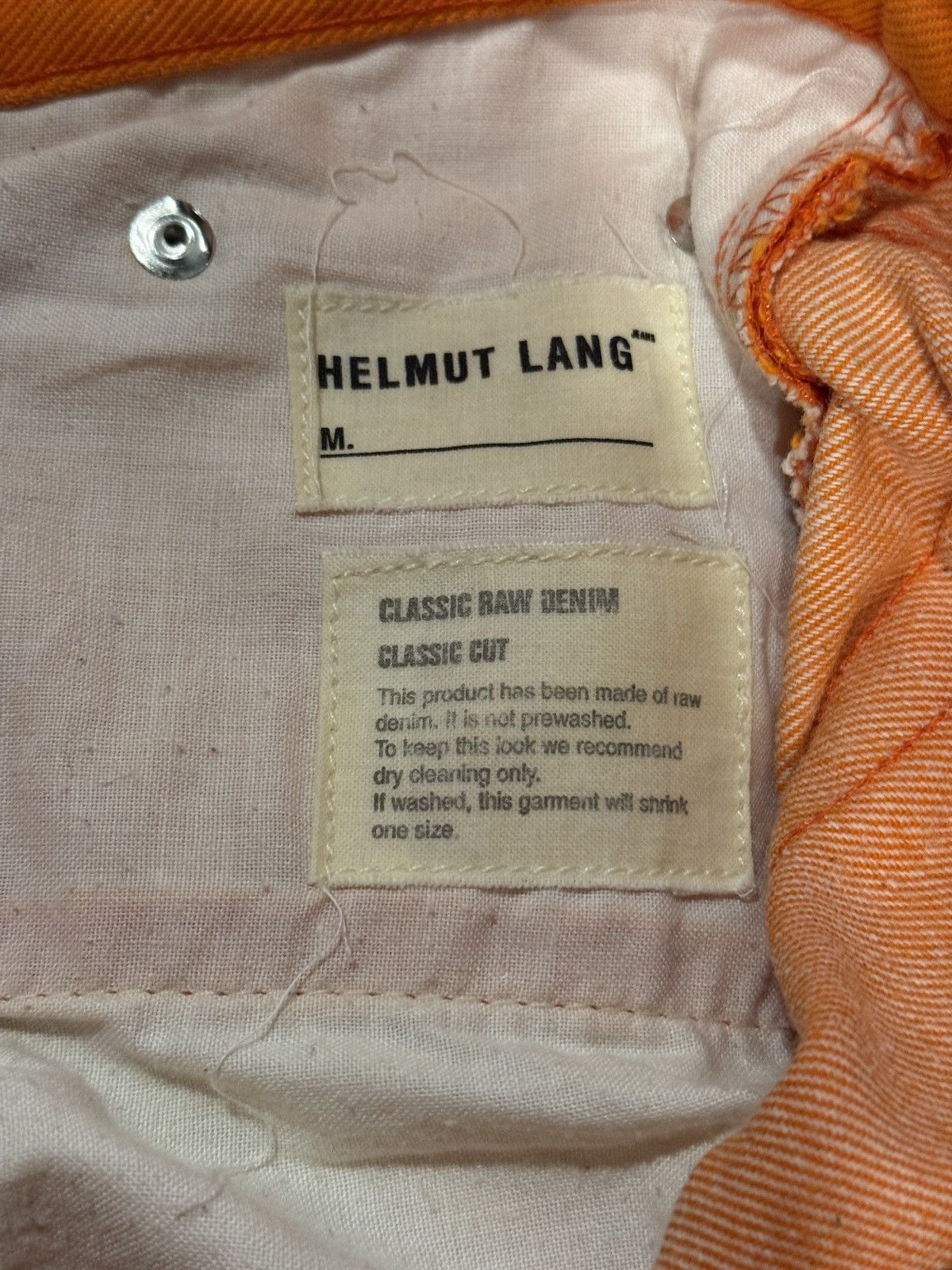 Helmut Lang S/S 2000 Helmut Lang made in Japan Raw Denim Size US 32 / EU 48 - 4 Thumbnail