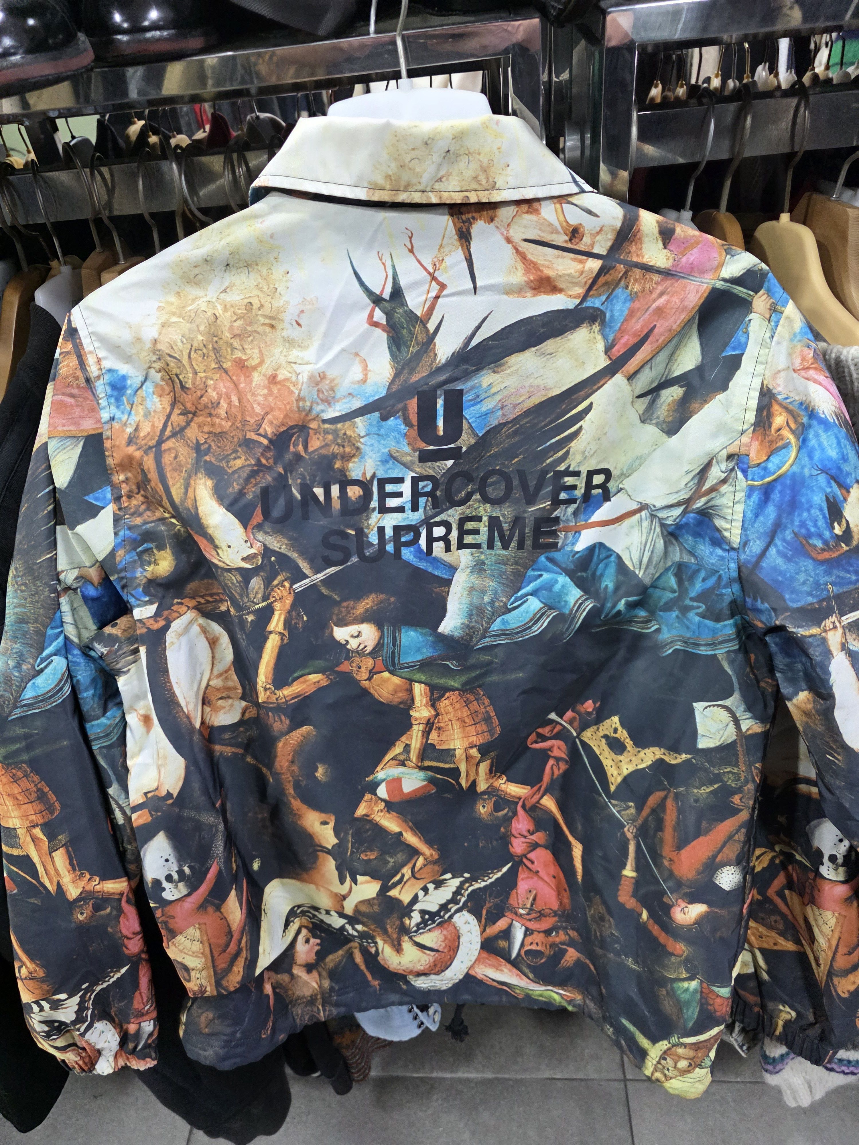 Supreme × Undercover Supreme Undercover Oil Painting Angel jacket Size US XL / EU 56 / 4 - 3 Thumbnail