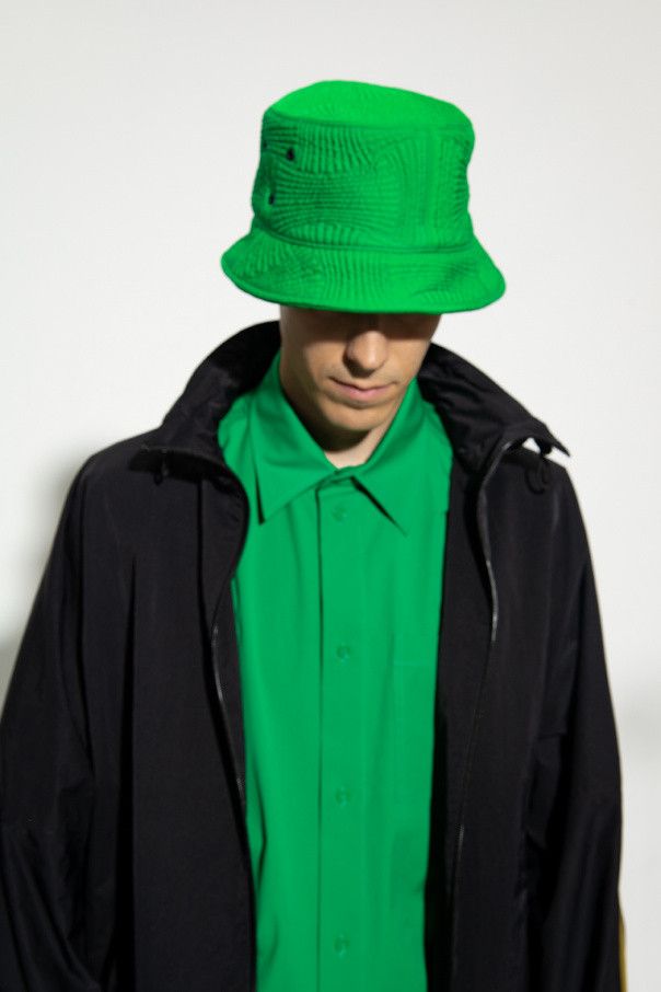 Bottega Veneta o1loc1c0824 Size: L / 708696 Hat in Green Size ONE SIZE - 2 Thumbnail