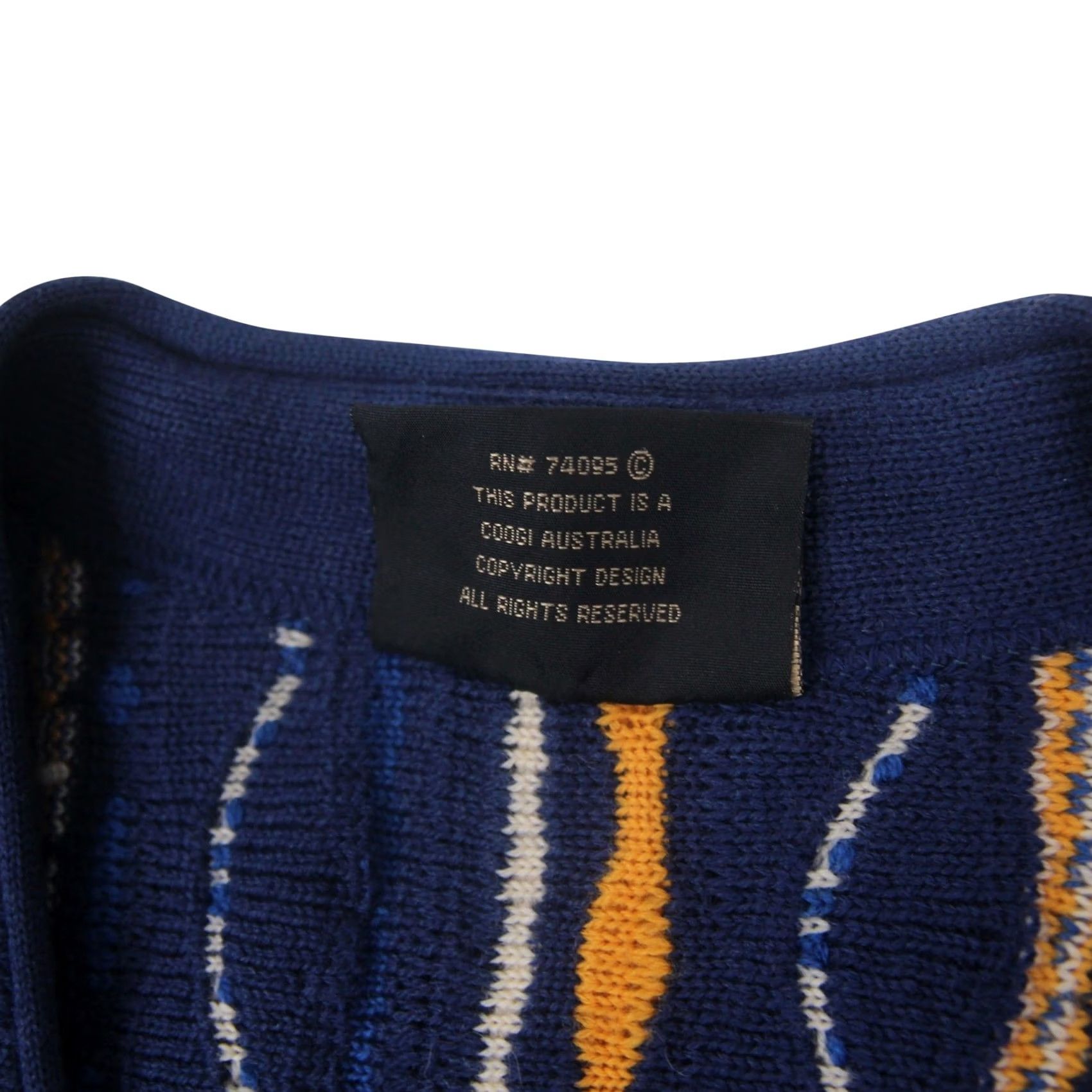 Coogi VINTAGE Coogi Soul of Australia Crazy Cardigan Sweater Mens M Blue Cardigan Sweater Size US M / EU 48-50 / 2 - 6 Thumbnail