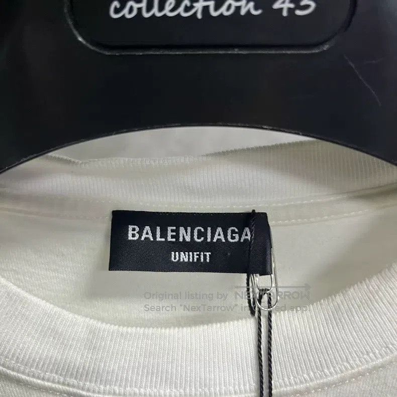 Balenciaga Balenciaga White Letter Print Crew Neck Short Sleeve T-Shi Size US XS / EU 42 / 0 - 2 Thumbnail