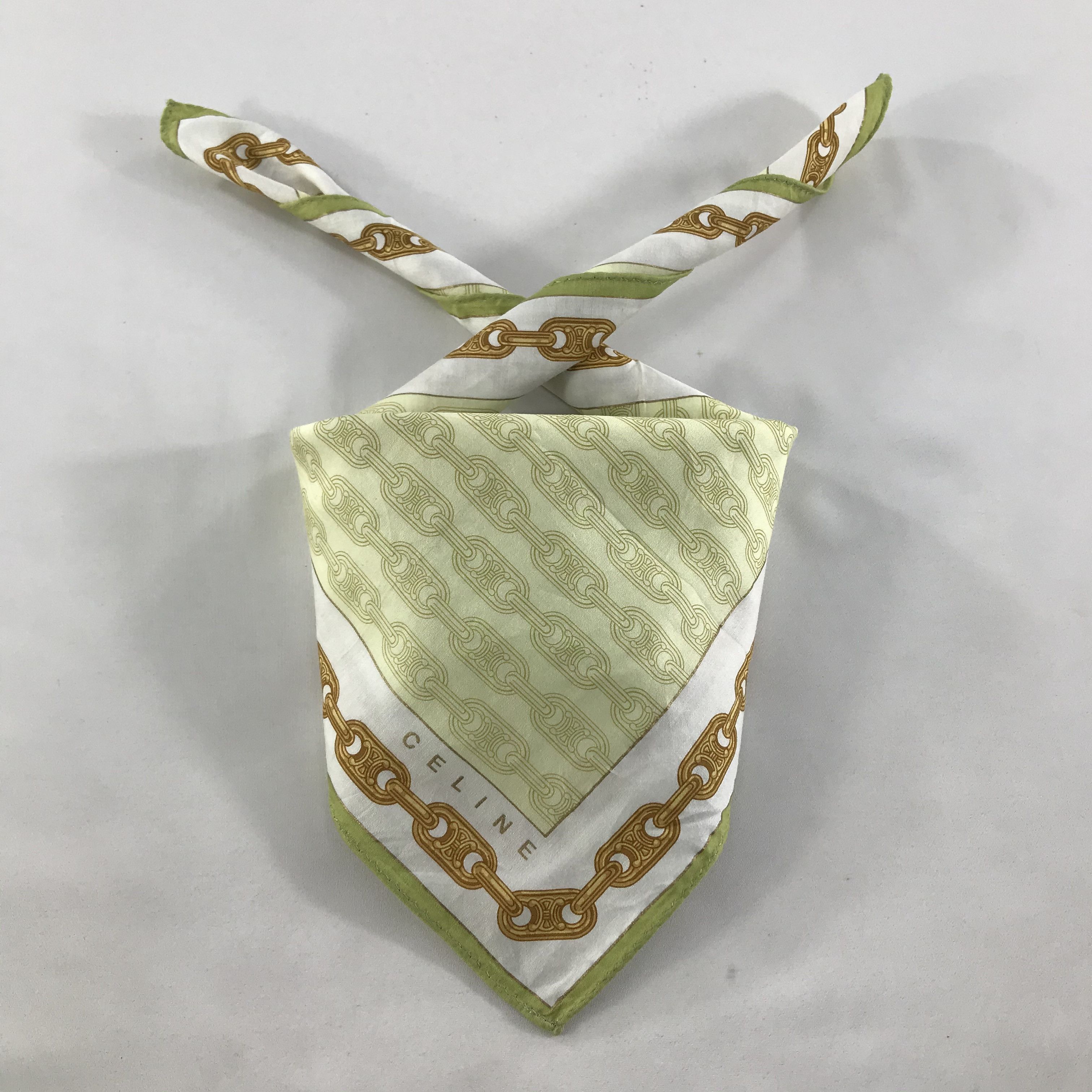 Celine × Vintage Celine Bandana / Handkerchief / Neckerchief - S1268 Size ONE SIZE - 3 Thumbnail