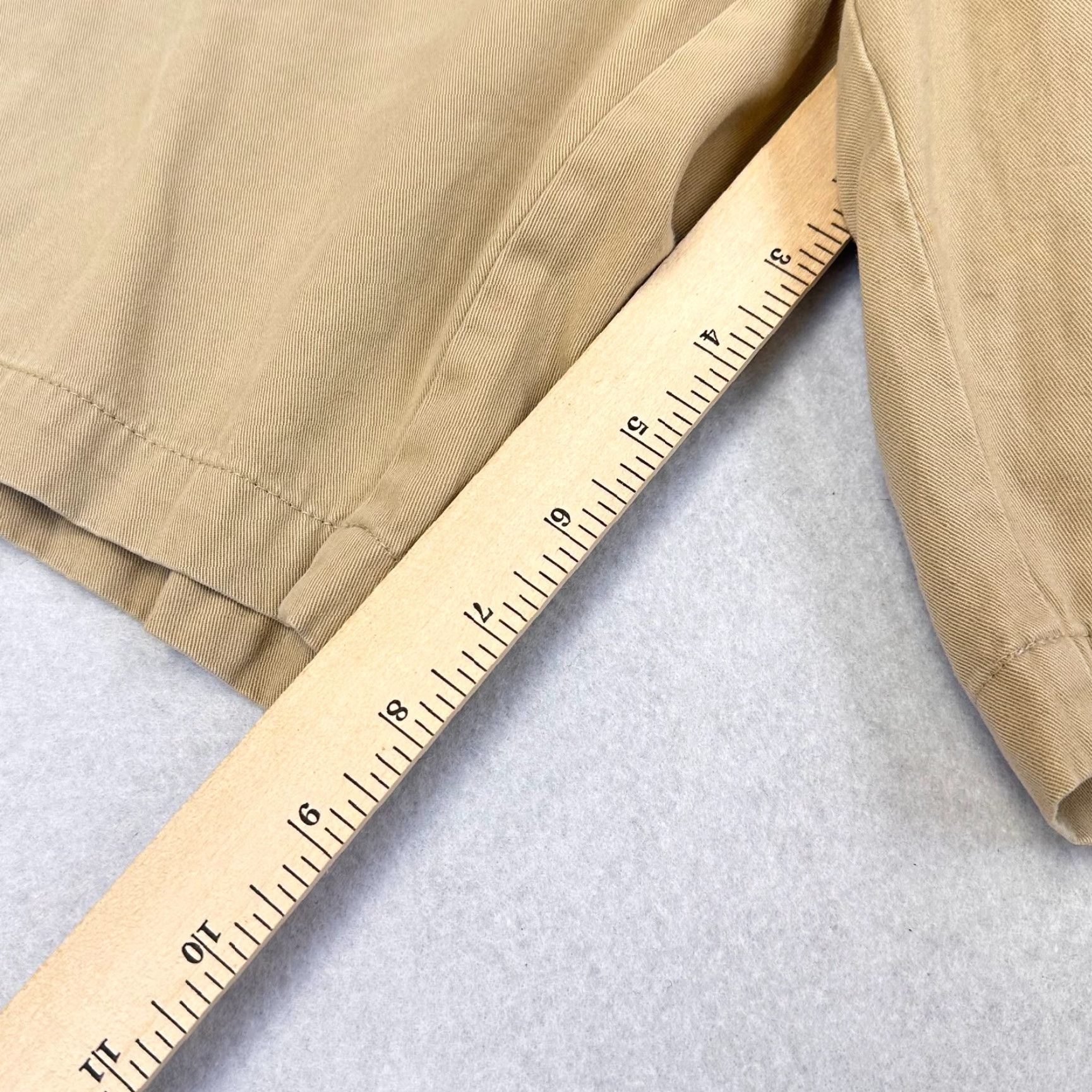 Nike Nike Mens Chinos Casual Canvas Cotton Khaki 40 x 8 Beige Golf Swoosh EUC Size US 40 / EU 56 - 5 Thumbnail