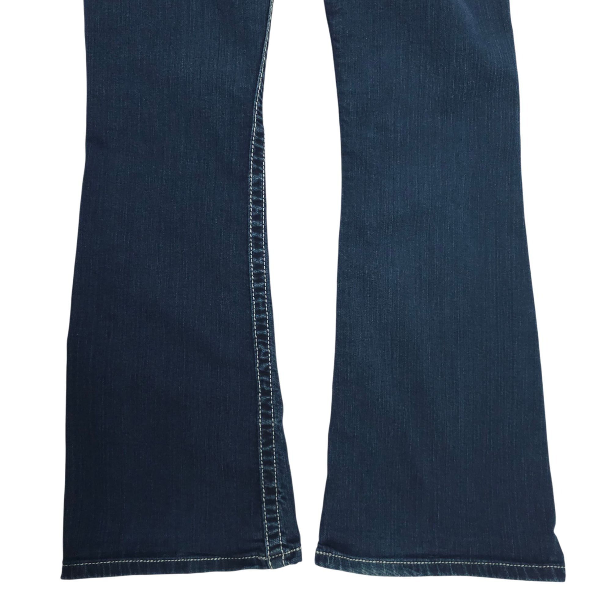 BKE BKE Buckle Starlite Stretch Boot Flare Jeans Womens 27S Low Size 29" - 10 Thumbnail