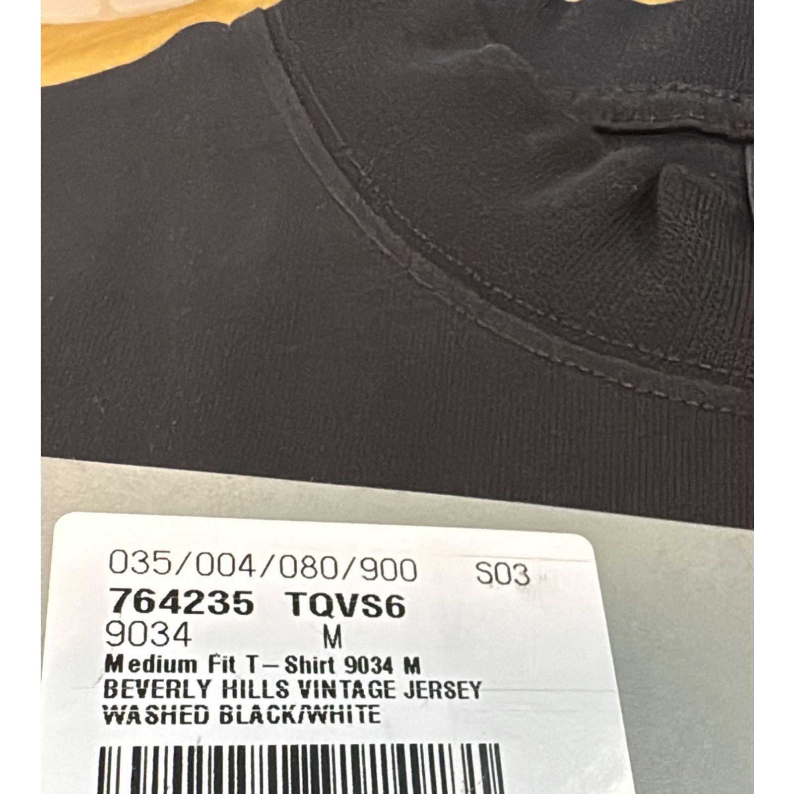 Balenciaga o1rshd1 Beverly Hills Vintage Jersey T-Shirt in Washed Black Size US M / EU 48-50 / 2 - 22 Thumbnail