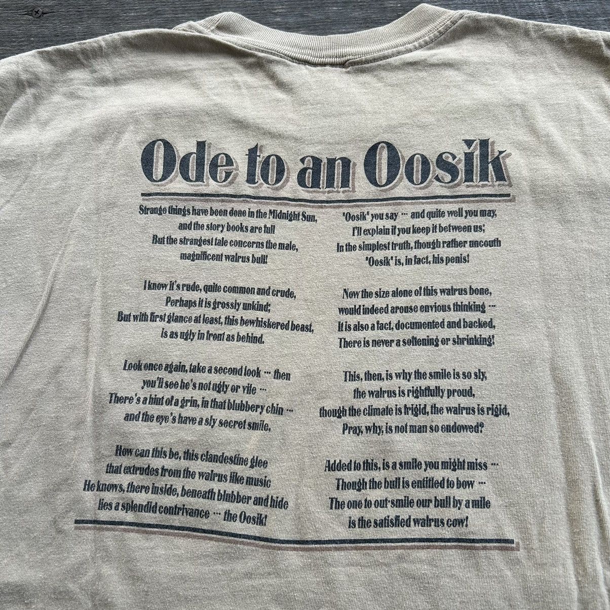 Vintage Vintage 90s Skagway Brewing Co Oosik Stout Shirt Alaska Beer Size US L / EU 52-54 / 3 - 4 Thumbnail