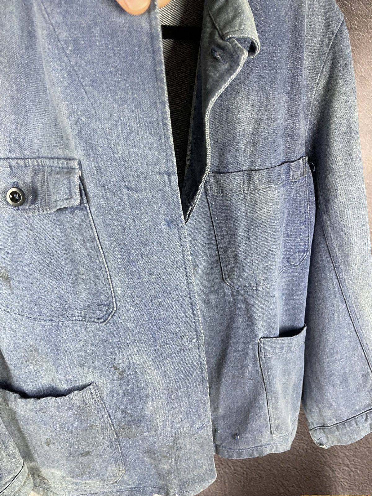 Vintage True Vintage 70s Sanfor Kuso distressed used work jacket Size US S / EU 44-46 / 1 - 12 Thumbnail
