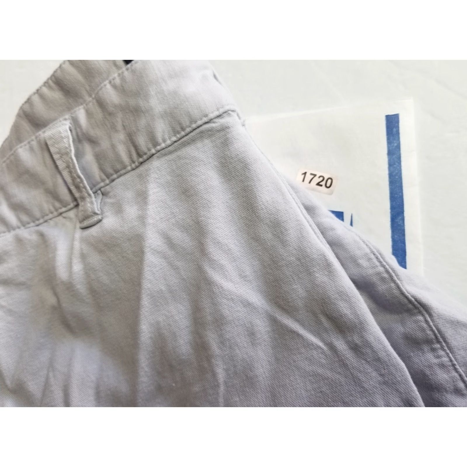 TravisMathew Travis Mathew Shorts Mens 33 Gray Lightweight Chino Casual Golf Active Regular Inseam 11in Logo Front Flat Front Pattern Solid Size US 33 - 7 Thumbnail