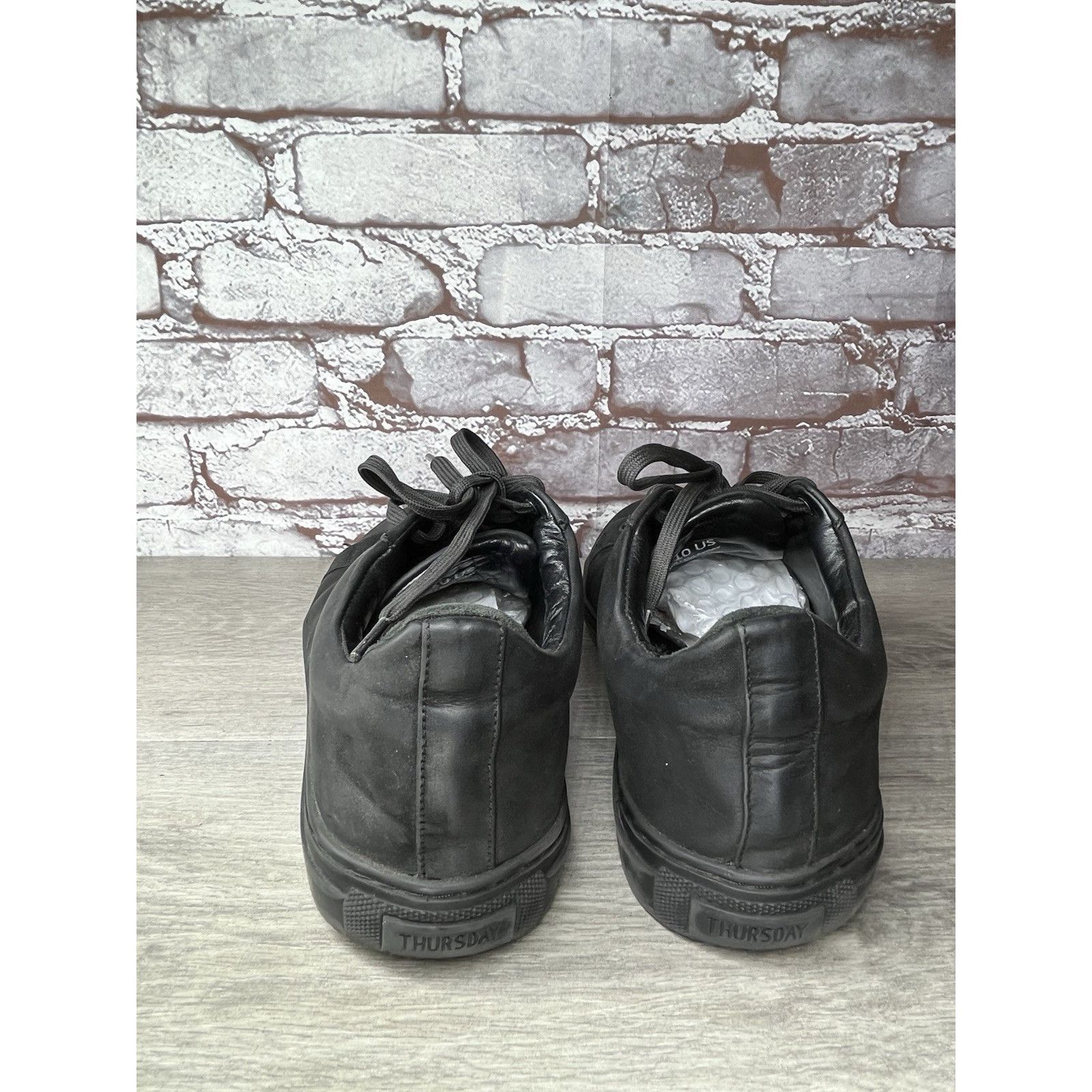 Thursday Boot Company Thursday Everyday Triple Black Matte Premier Low Top Sneaker Size US 10 / EU 43 - 4 Thumbnail