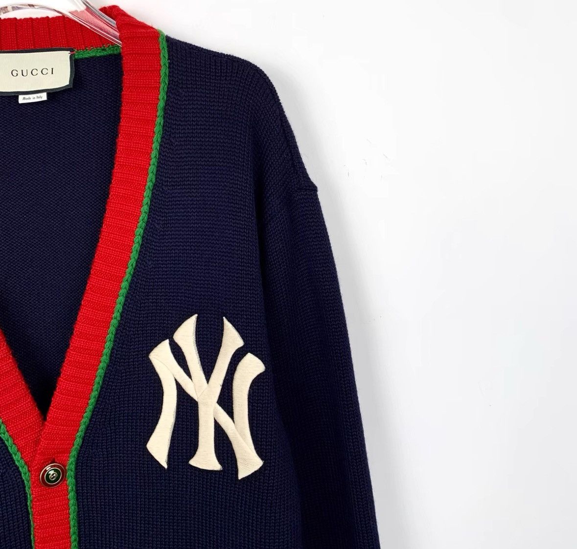 Gucci Gucci Yankee cardigan cooperative sweater coat Size US XL / EU 56 / 4 - 3 Thumbnail
