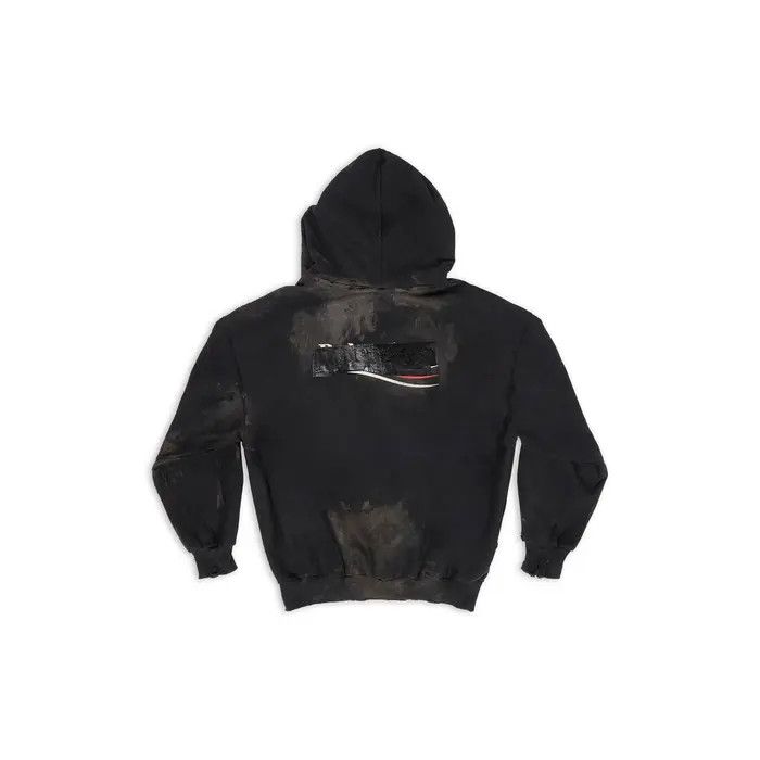 Balenciaga o1bcso1str0226 Dup / Gaffer Zip-Up Hoodie Small Fit In Black Size US M / EU 48-50 / 2 - 3 Thumbnail
