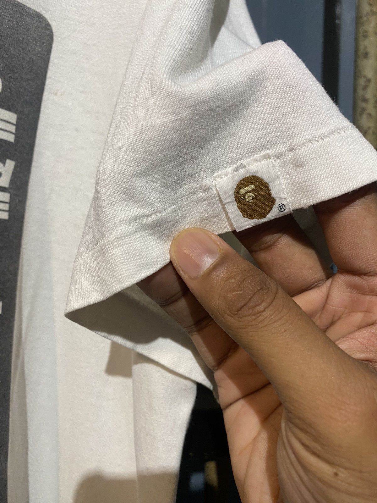 Vintage 🔥 Very Rare 🔥Vintage Distressed Bape Shirt Size US L / EU 52-54 / 3 - 4 Thumbnail