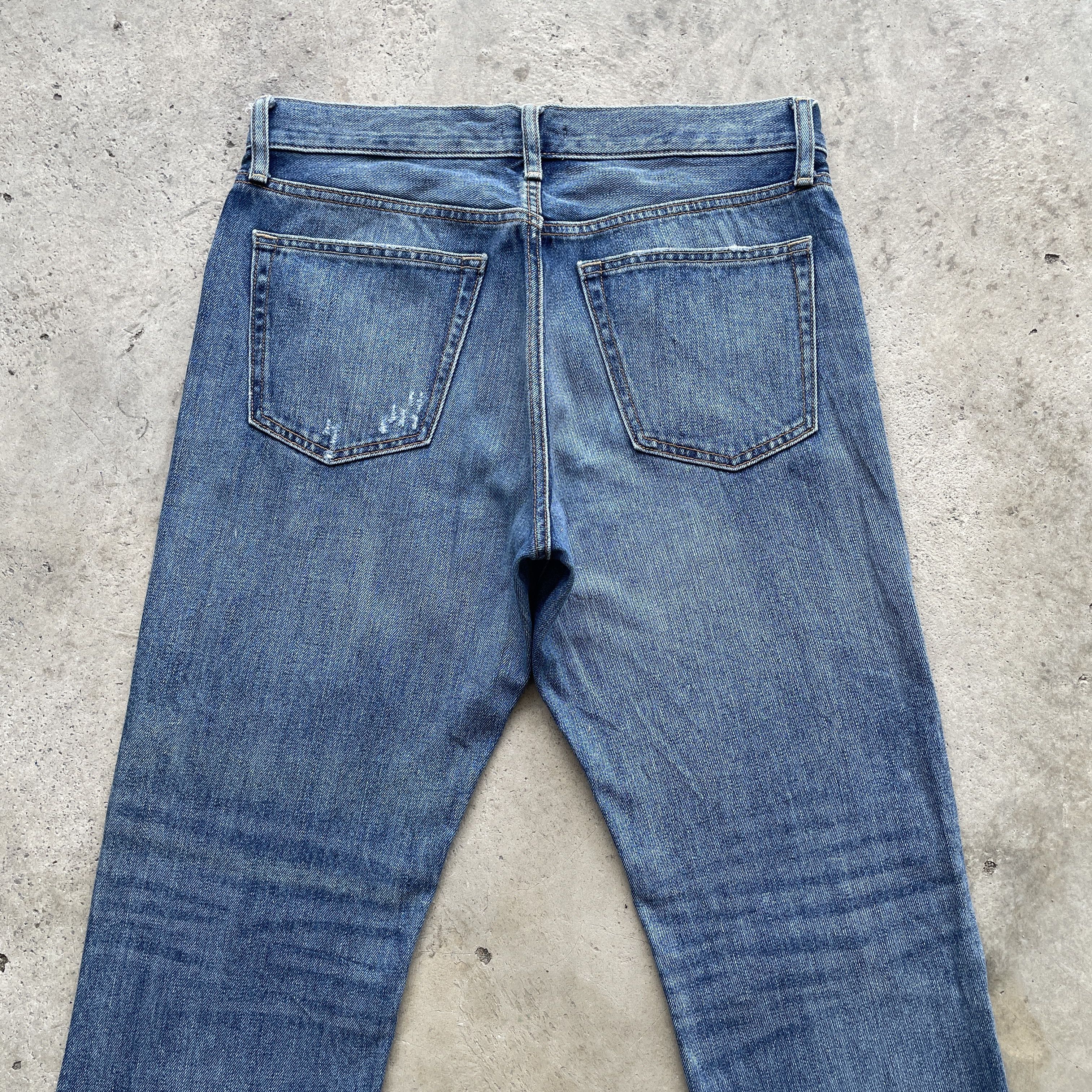 Japanese Brand W33x30 Vintage Japanese Distressed Denim Faded Jeans Pants Size US 33 - 8 Thumbnail