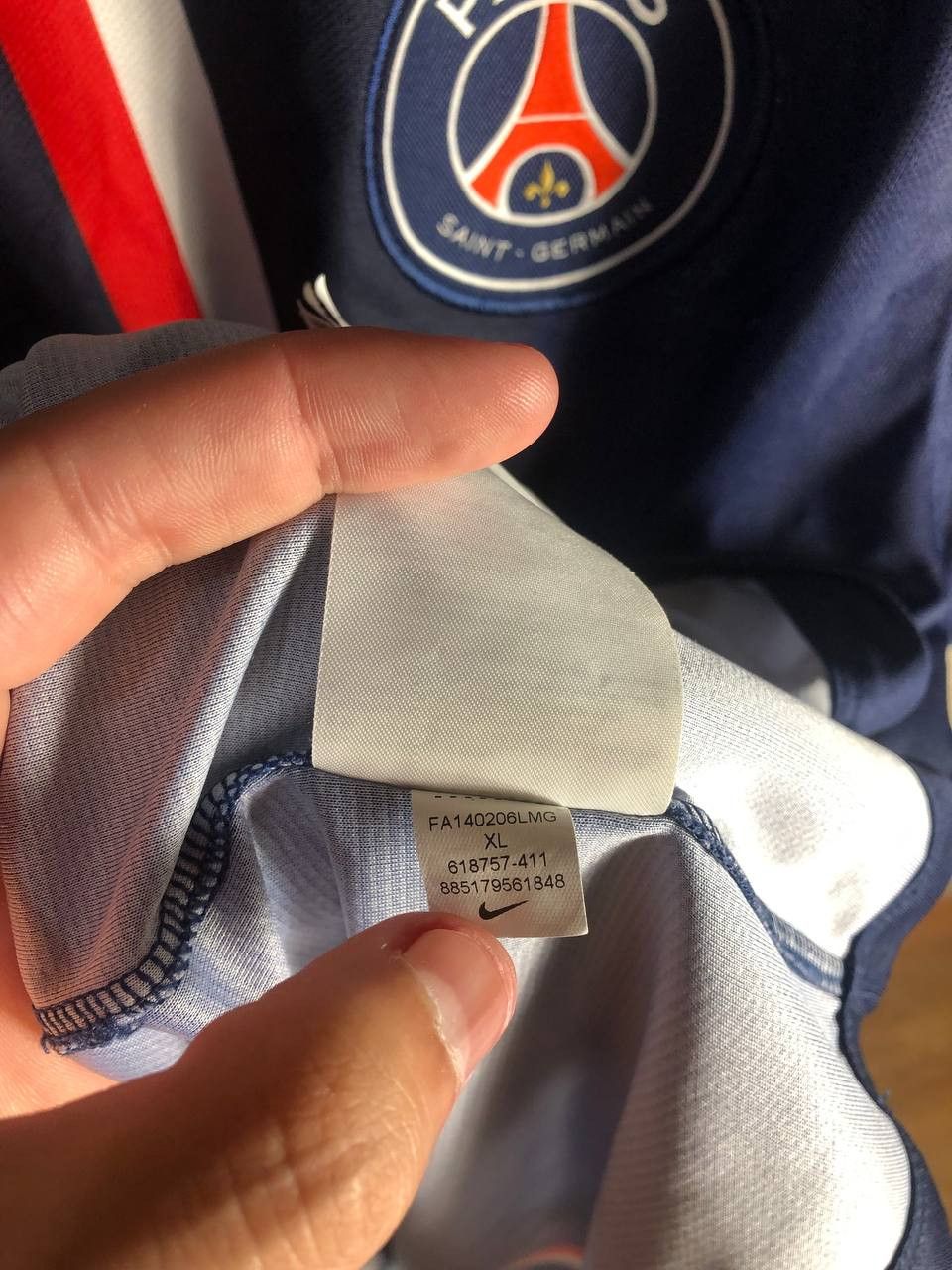 Nike Vintage Nike FC PSG Paris France Soccer Jersey Retro Y2K Size US XL / EU 56 / 4 - 7 Thumbnail