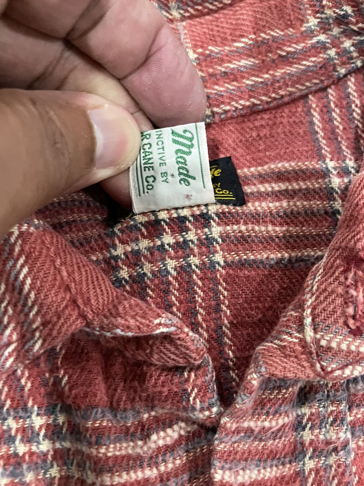 Sugar Cane VTG 80s Sugar Cane Co. Union Made Heavy Flannel Size US M / EU 48-50 / 2 - 14 Thumbnail