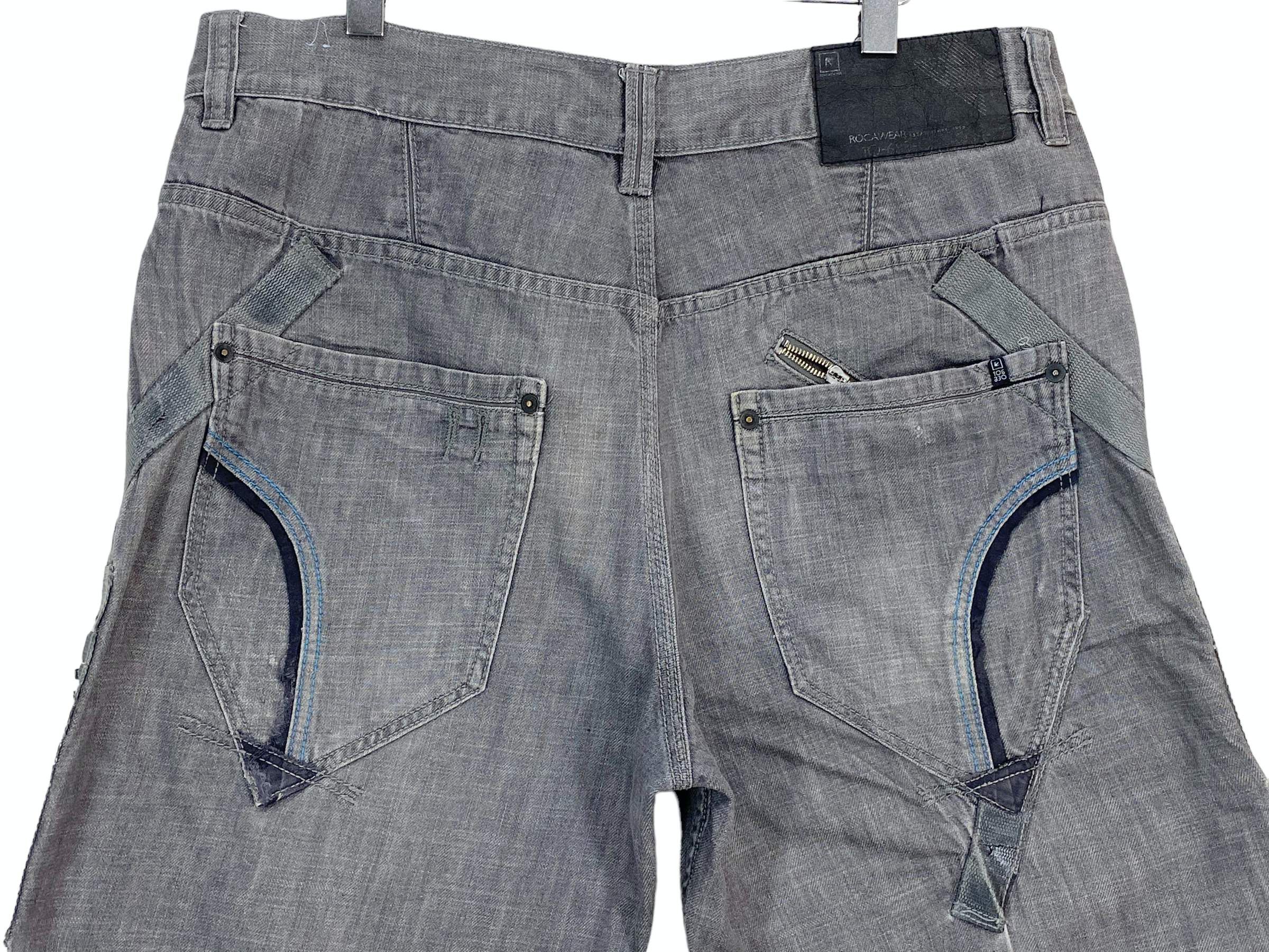 Rocawear Rocawear Baggy Pants Hip Hop Workwear Hickory Skateboards Size US 39 - 5 Thumbnail