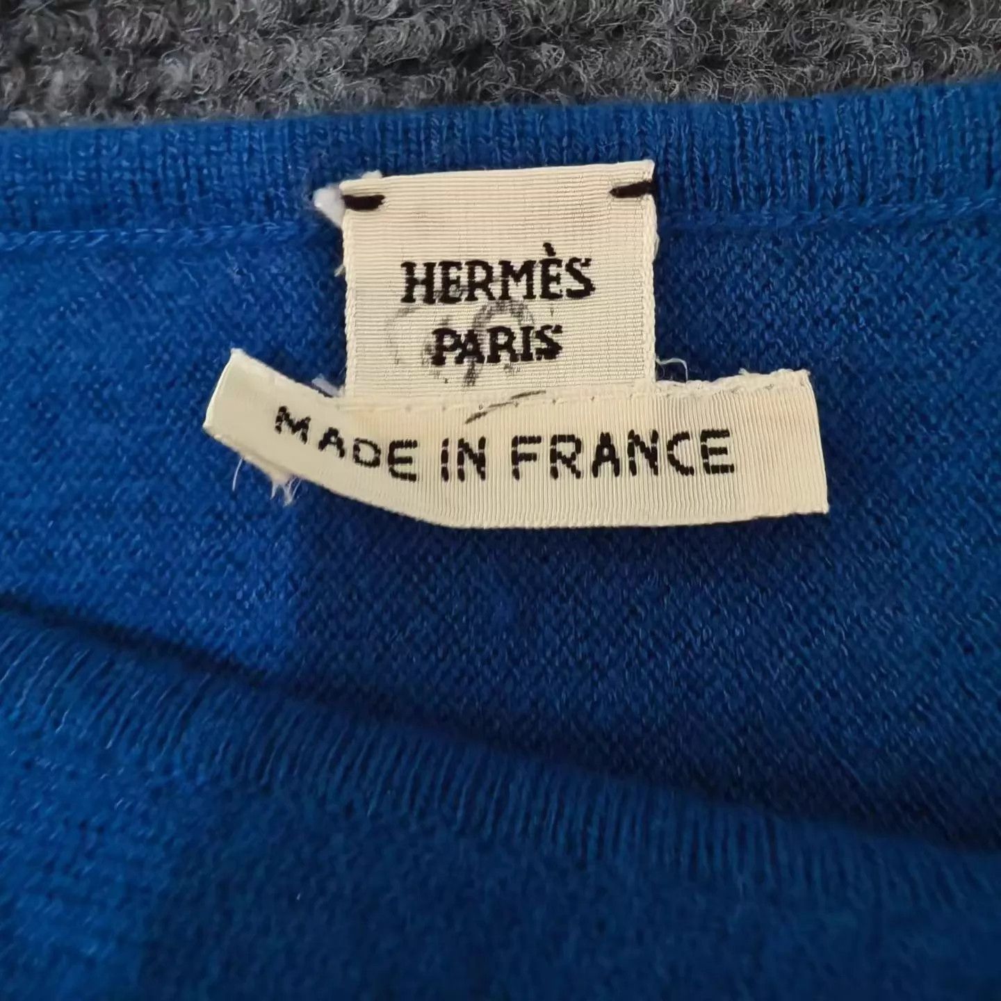 Hermes Hermes Blue Vase color blocked knit sweater 34 Size XS / US 0-2 / IT 36-38 - 3 Thumbnail