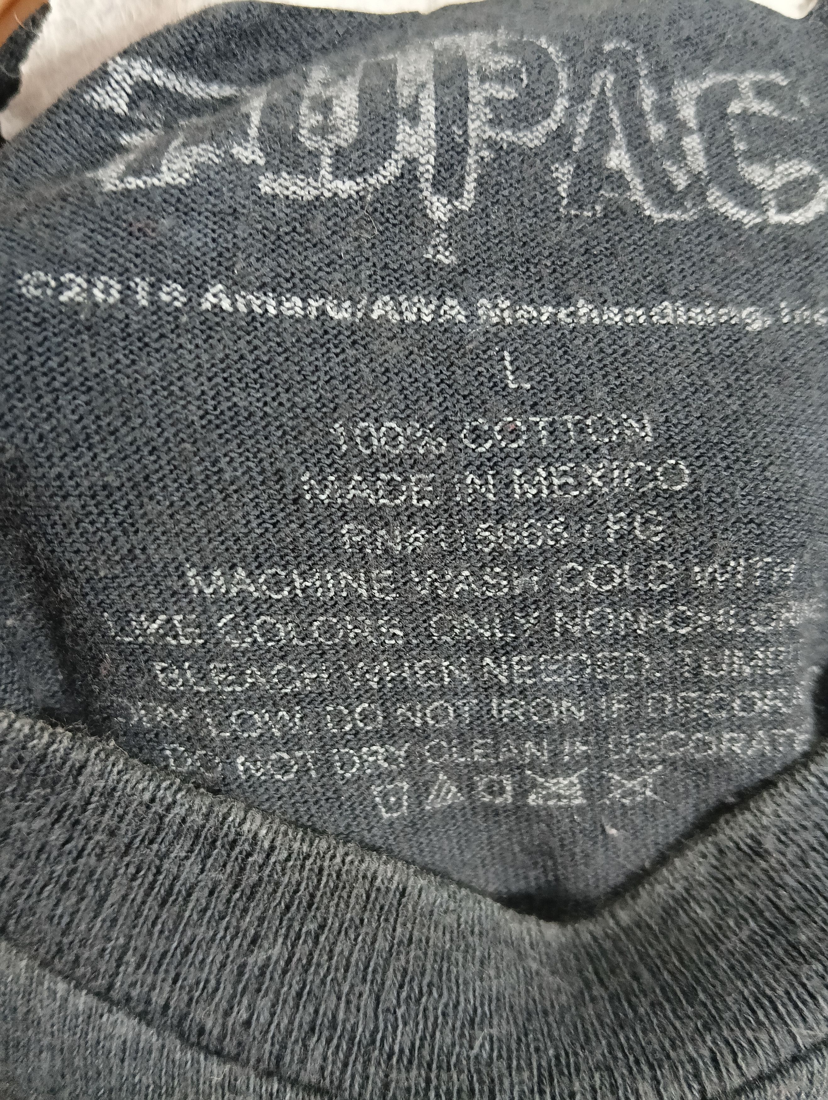 Vintage TUPAC AMARU AWA MERCHENDISE TEE BIG LOGO Size US L / EU 52-54 / 3 - 4 Thumbnail