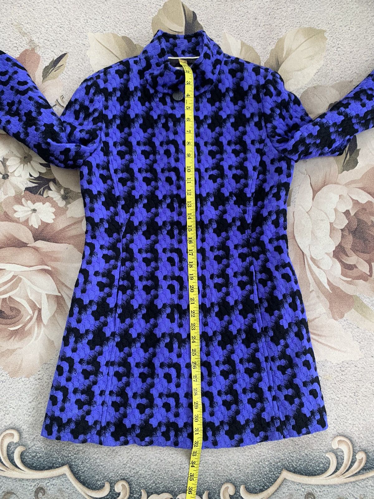Art Comes First × Louis Feraud Cozy Nice Pattern Feraud Paris Blend Wool Jacket Size S / US 4 / IT 40 - 13 Thumbnail