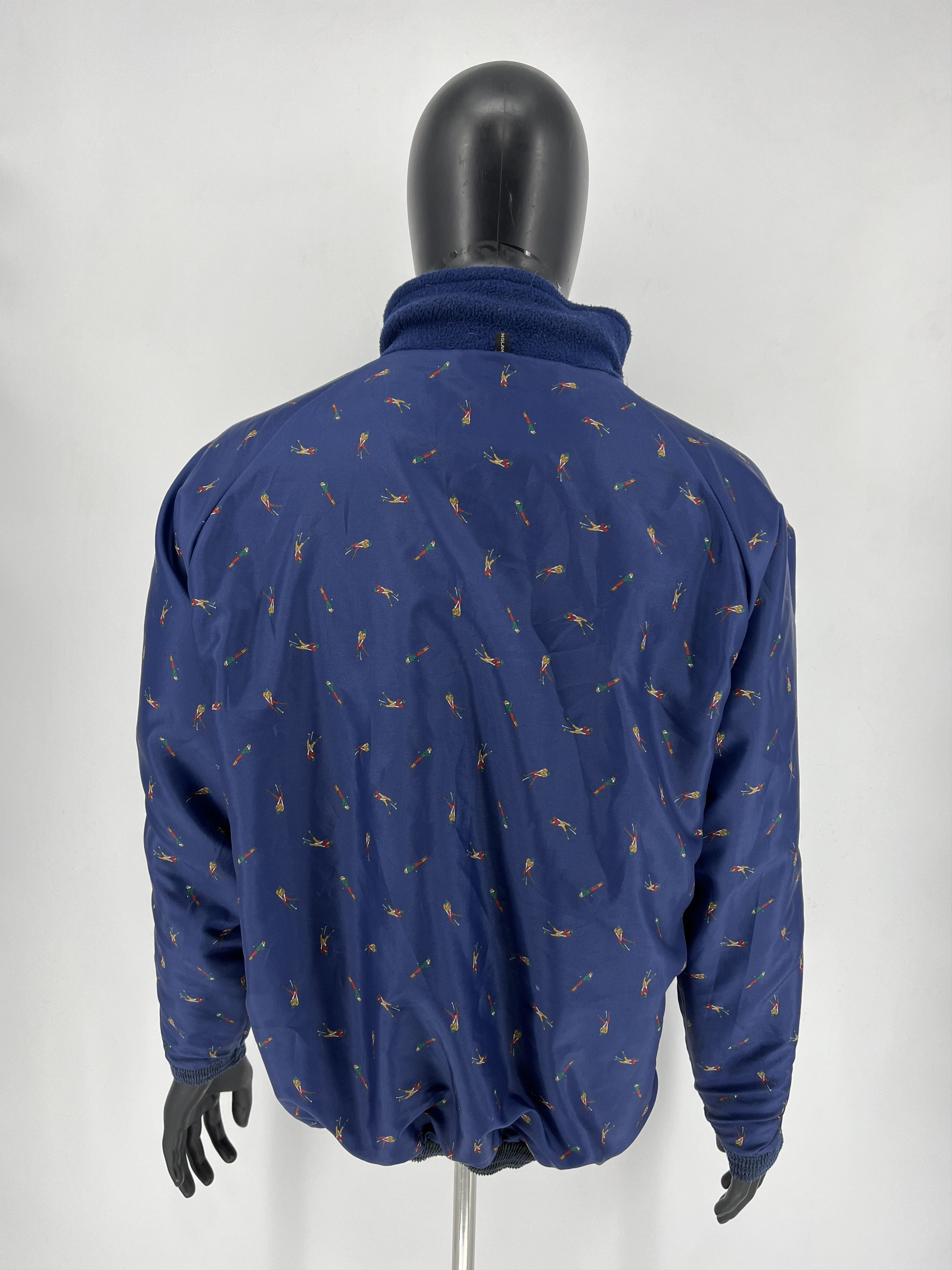 Vintage Vintage Reversible Jacket Sherpa - Nylon Jacket Size US XL / EU 56 / 4 - 18 Thumbnail
