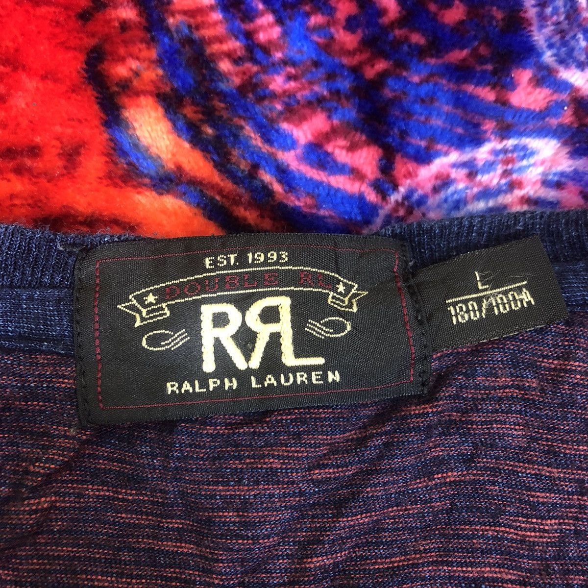 Ralph Lauren Vintage RRL RALPH LAUREN Double RL Striped Tee Shirt Top Size US L / EU 52-54 / 3 - 4 Thumbnail