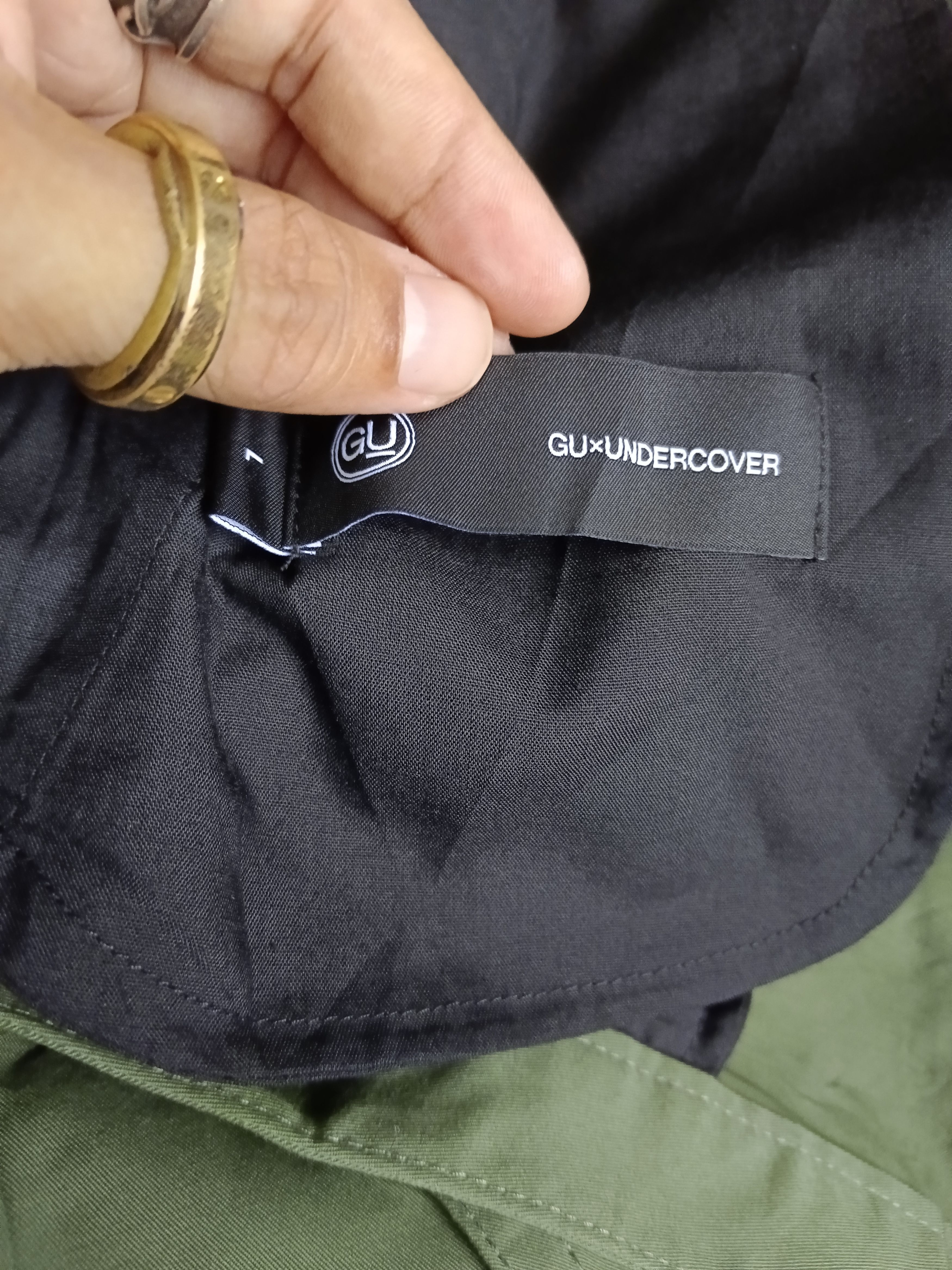 Undercover UNDERCOVER GU 0LIVE GREEN CARGO PANTS Size US 28 / EU 44 - 8 Thumbnail