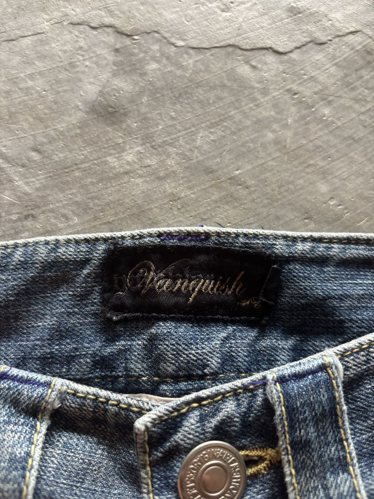 If Six Was Nine VANQUISH flare distressed patchwork rusty mudmax japanese Size US 29 - 5 Thumbnail
