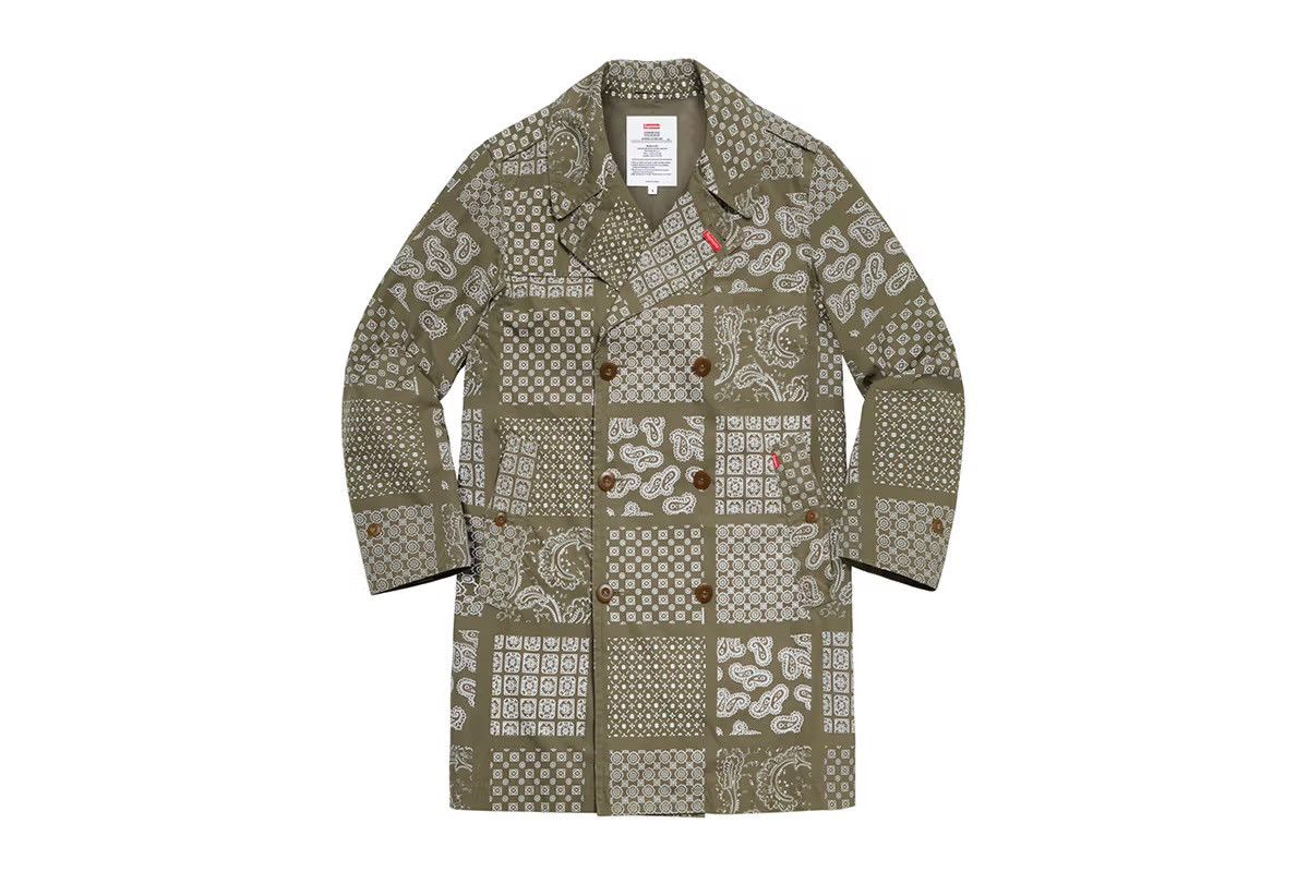 Supreme Supreme Military Trench Coat Paisley Size US M / EU 48-50 / 2 - 1 Thumbnail