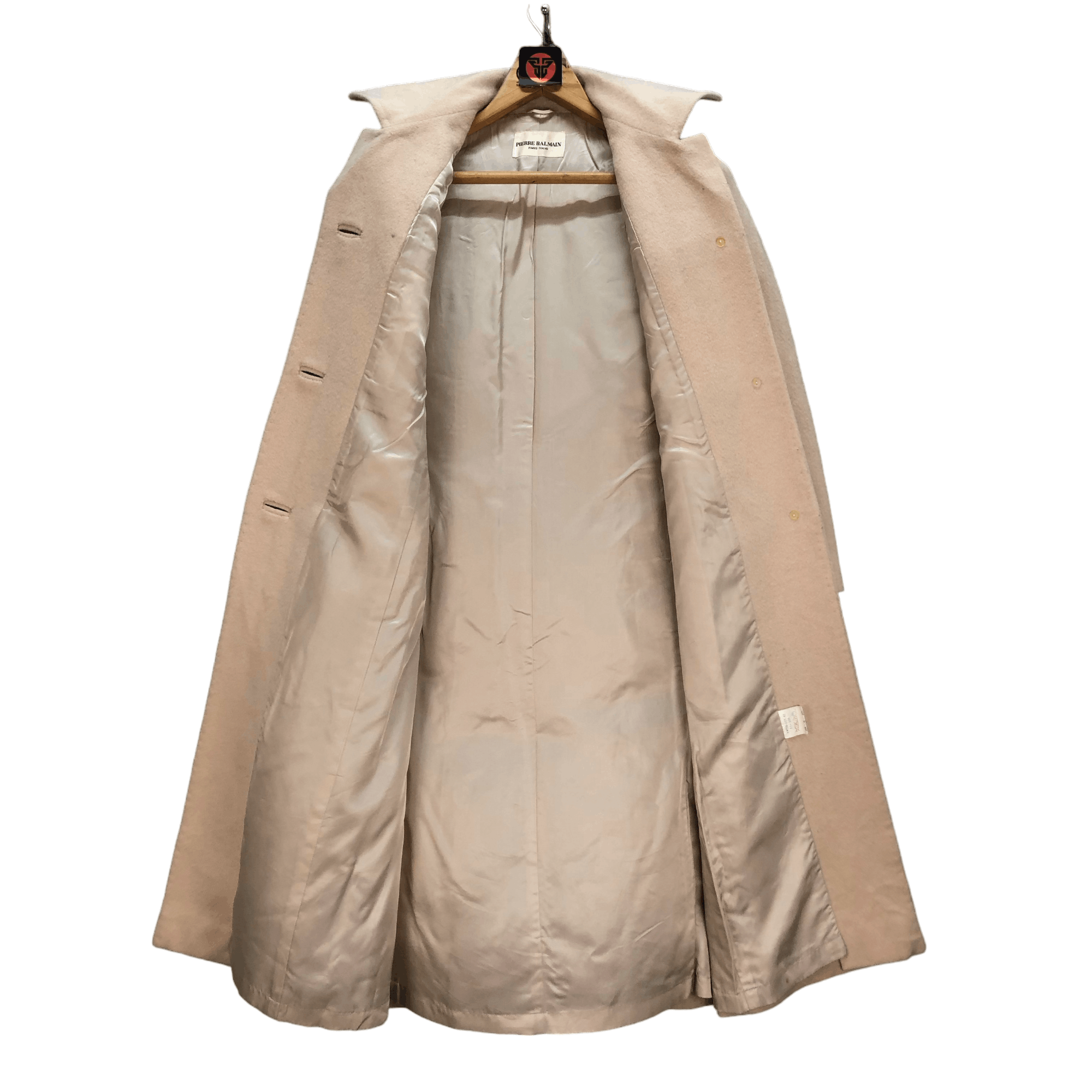 Pierre Balmain PIERRE BALMAIN PARIS-TOKYO WOOL LONG COAT #6843-87 Size S / US 4 / IT 40 - 7 Thumbnail