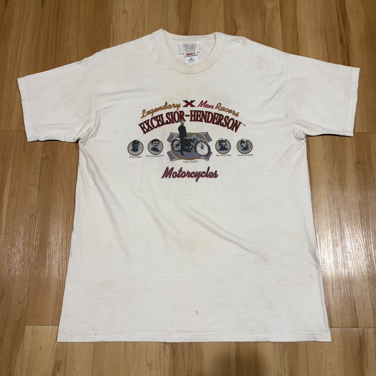 Vintage Vintage excelsior-henderson motorcycles t-shirt Size US XL / EU 56 / 4 - 1 Thumbnail