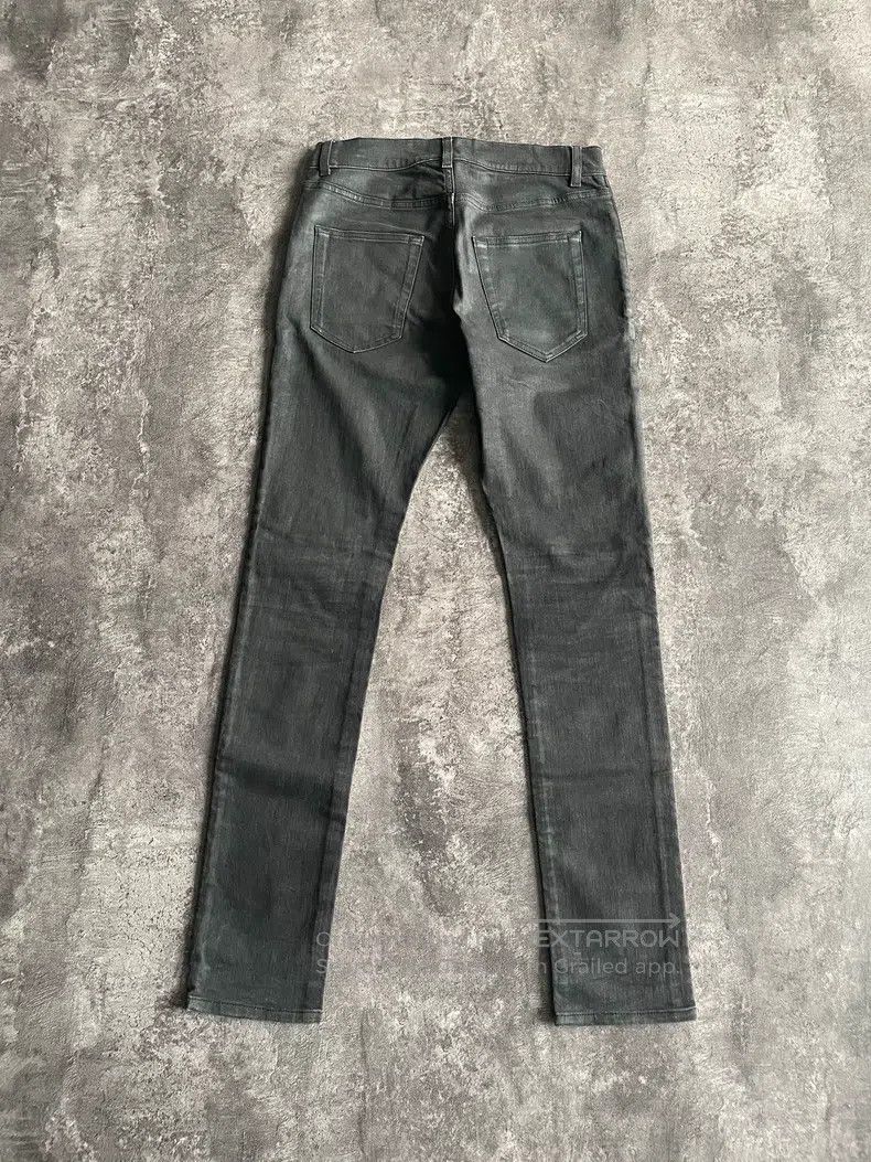 Saint Laurent Paris Saint Laurent Paris Distressed Wax-Coated Jeans Size US 29 - 2 Thumbnail