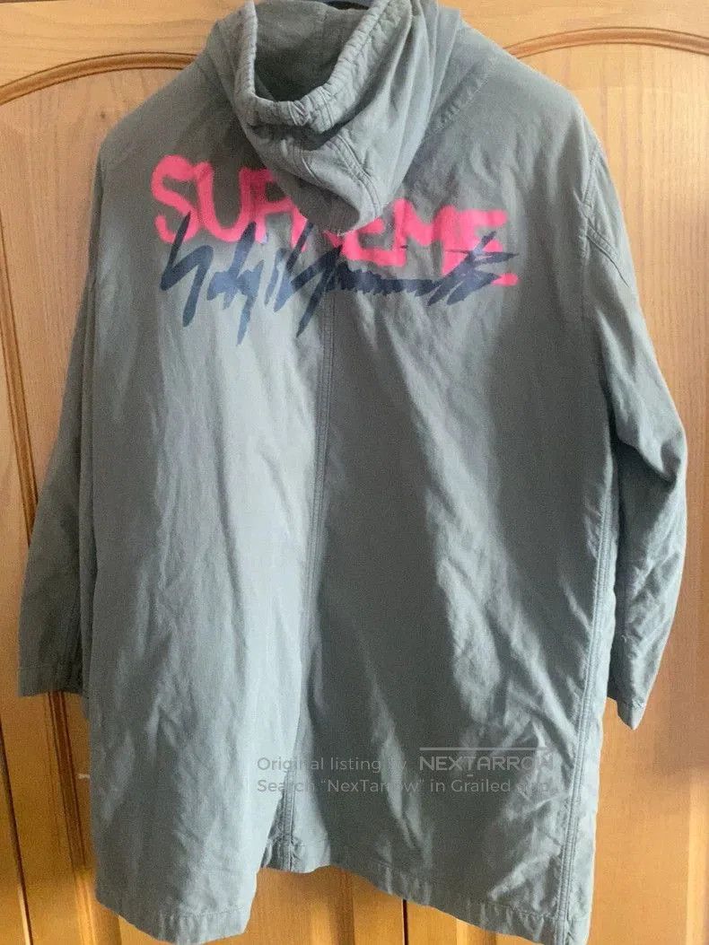 Yohji Yamamoto Supreme x Yohji Yamamoto Hooded Trench Coat. Size US M / EU 48-50 / 2 - 2 Thumbnail