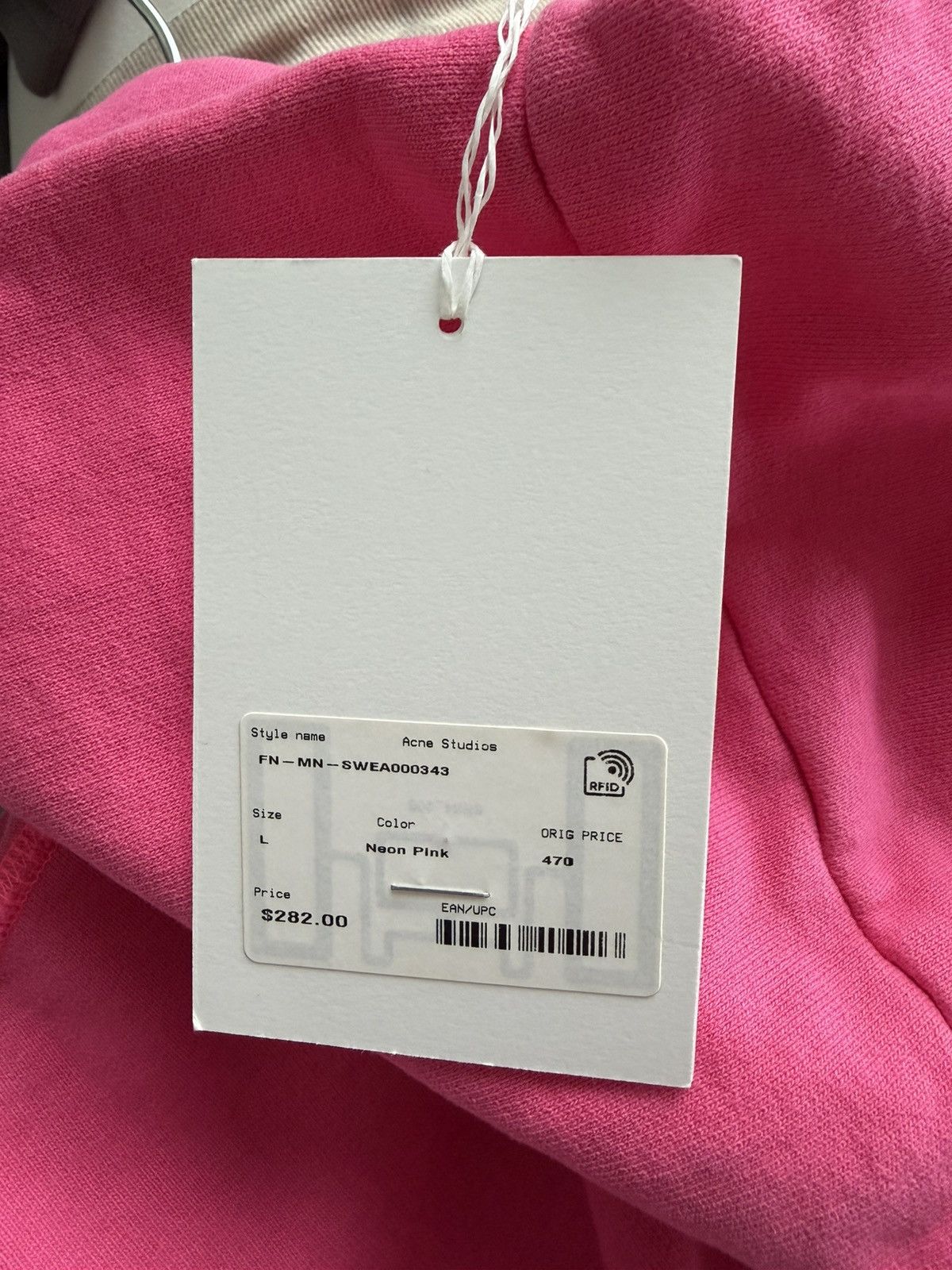 Acne Studios ACNE STUDIOS Logo Hooded Sweatshirt Size US L / EU 52-54 / 3 - 4 Thumbnail