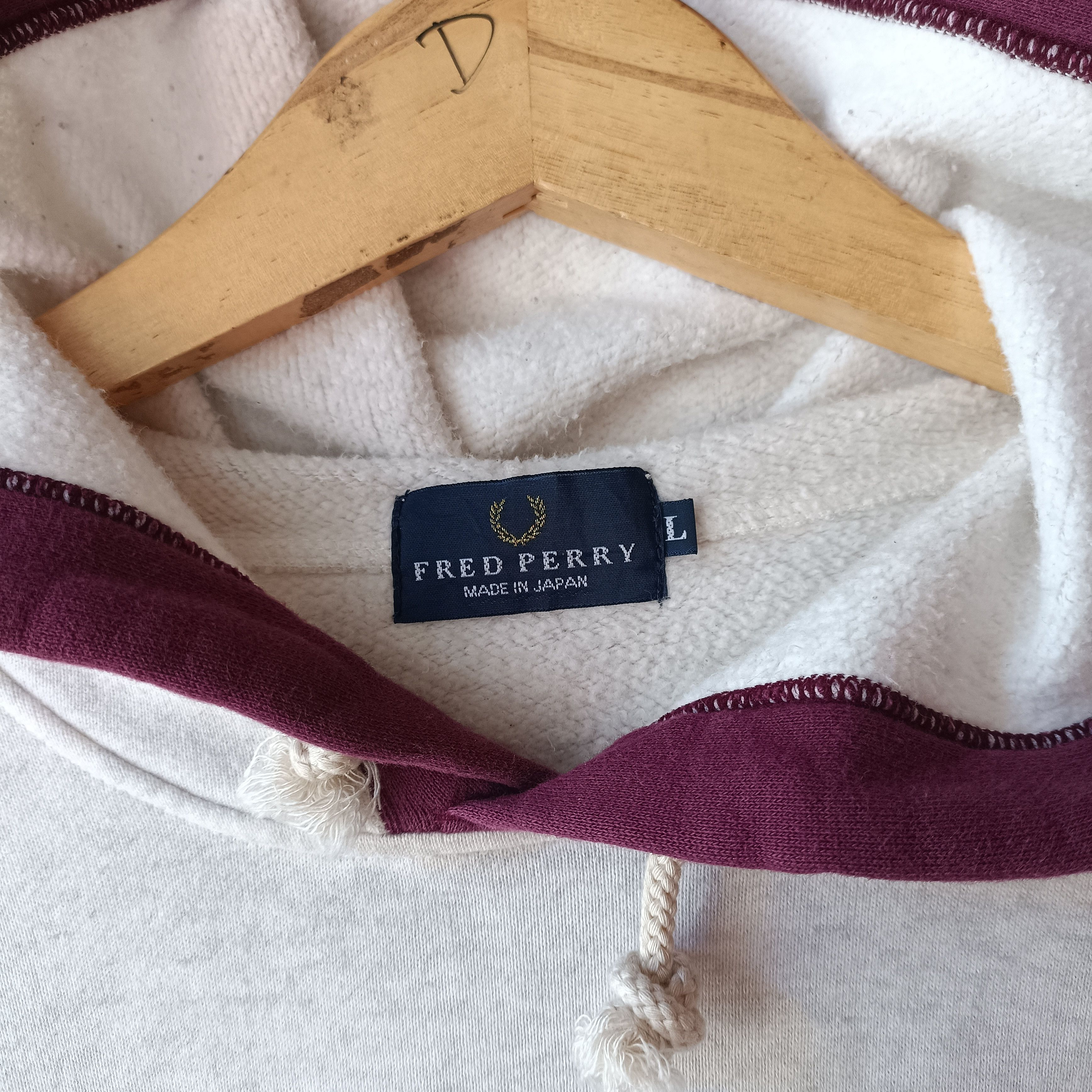 Fred Perry Vintage Fred Perry Sweatshirt Hooded Size US L / EU 52-54 / 3 - 4 Thumbnail