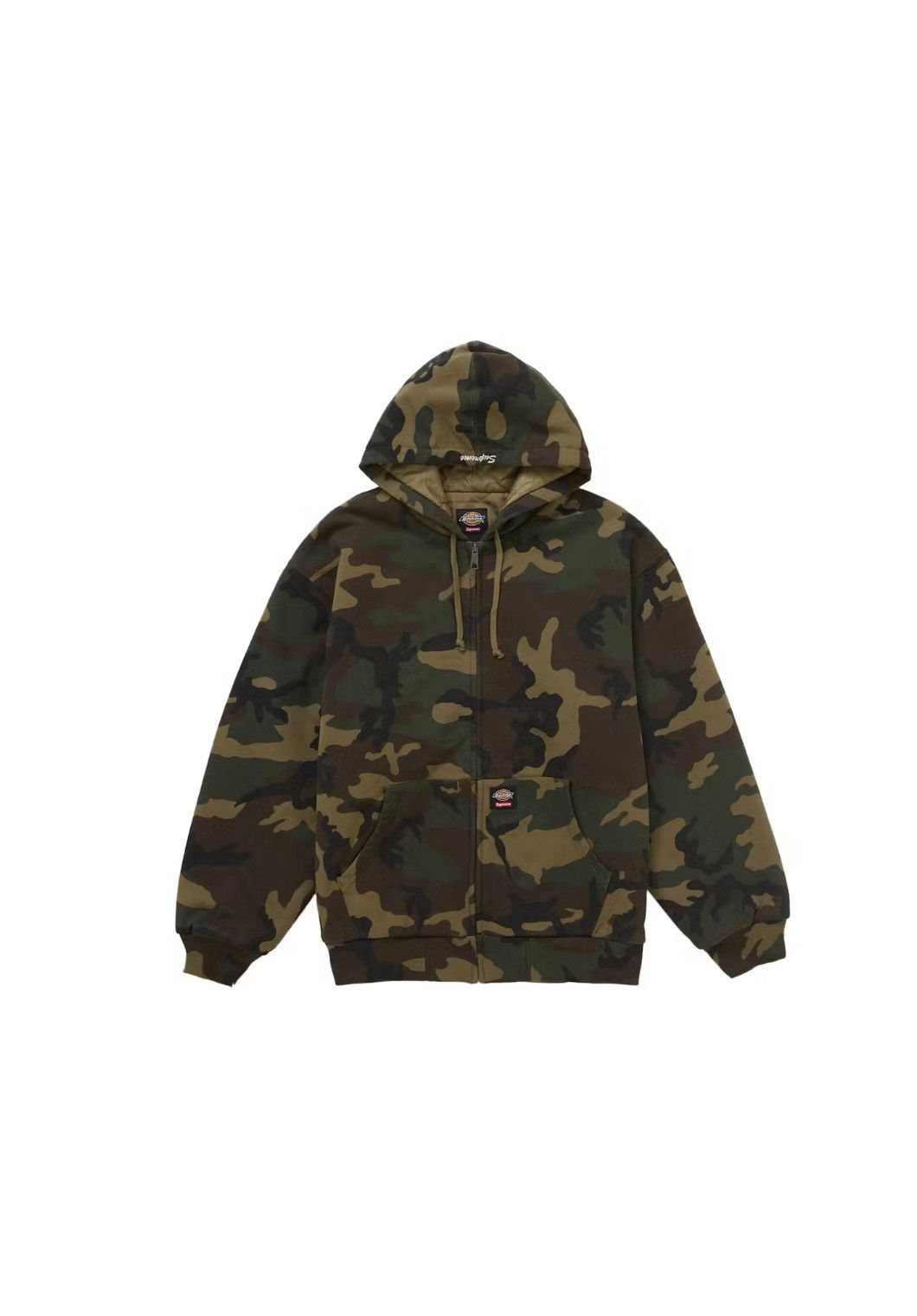 Supreme Supreme Hooded Zip Up Thermal Leopard Size Medium
