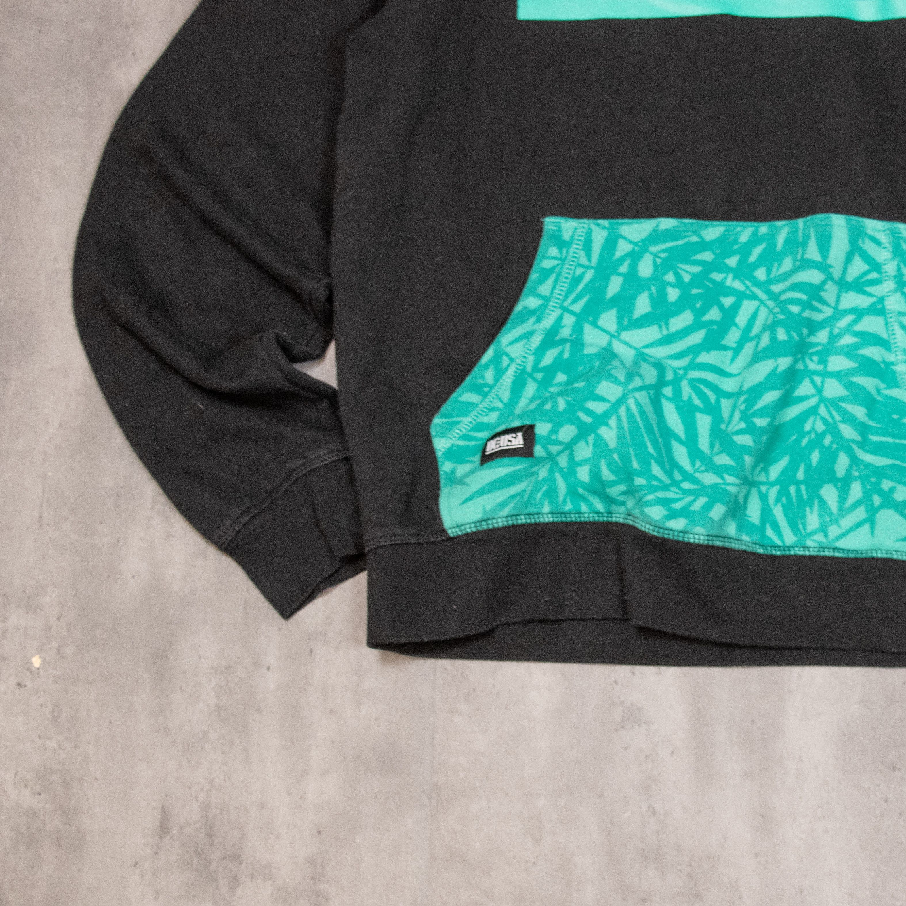 DC Y2K 2000's 00's DC Shoes USA Black Hemp Pattern Black Hoodie Size US M / EU 48-50 / 2 - 4 Thumbnail