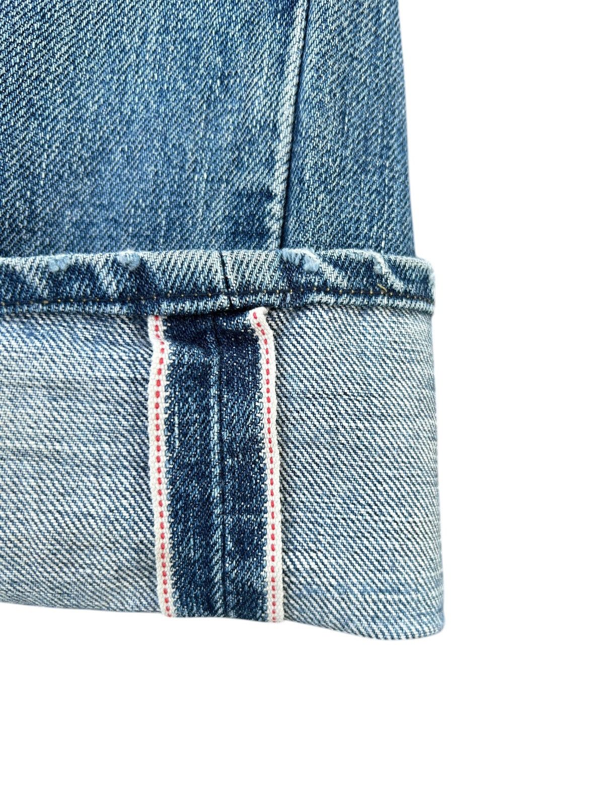 Kapital Thrashed Vintage Levis Big E Selvedge Denim Jeans Size US 29 - 3 Thumbnail