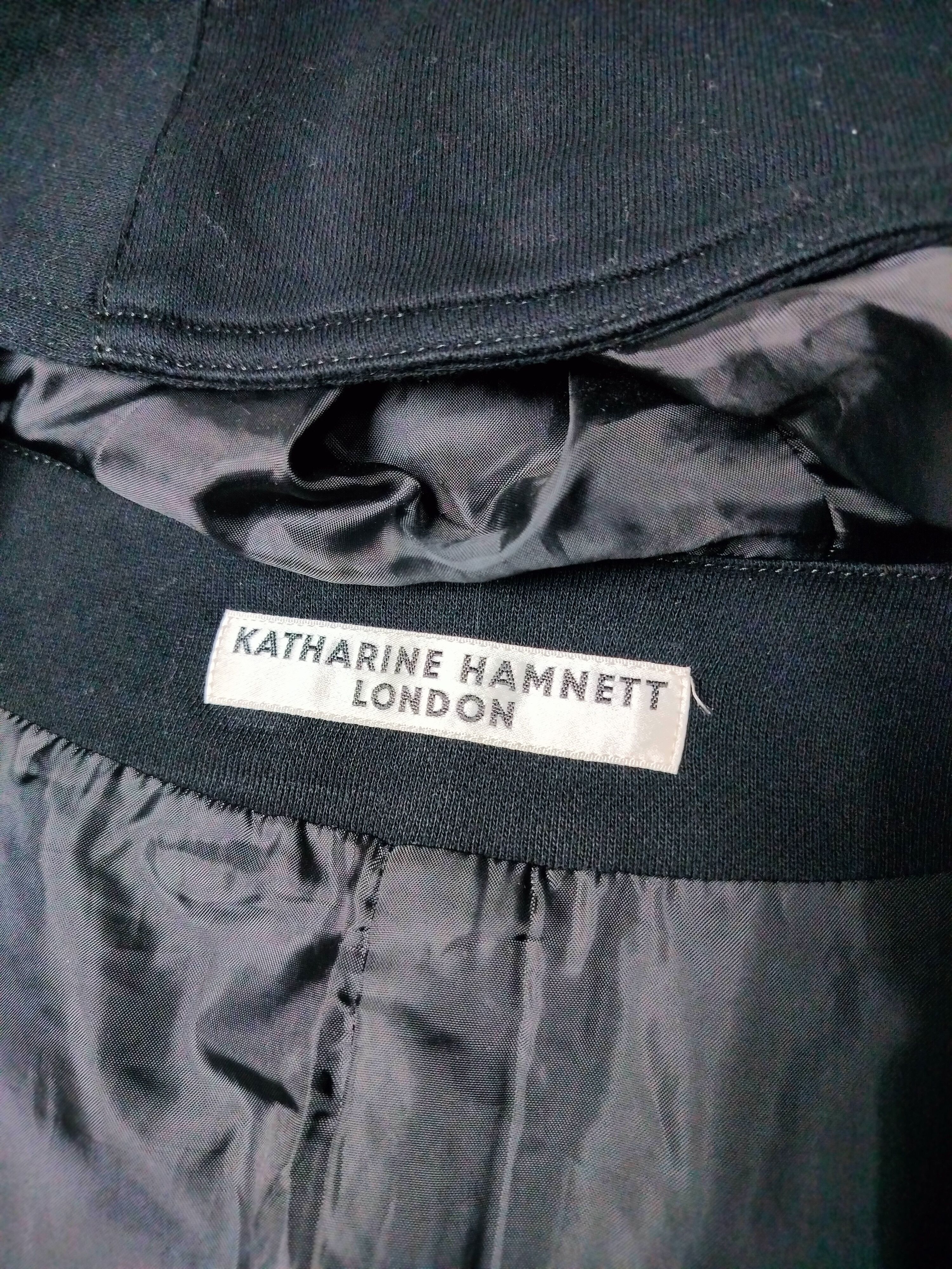Katharine Hamnett London Katharine Hamnett London Blouson Black Jacket Size US XL / EU 56 / 4 - 6 Thumbnail