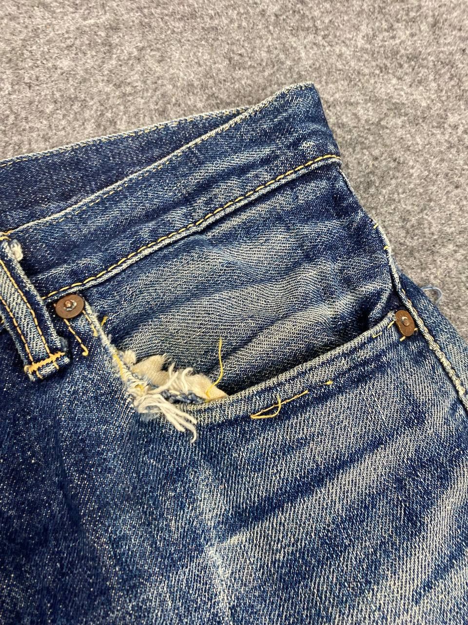 Skull Jeans by an Alchemist vintage skull jeans by alchemist selvedge distressed denim Size US 30 / EU 46 - 12 Thumbnail