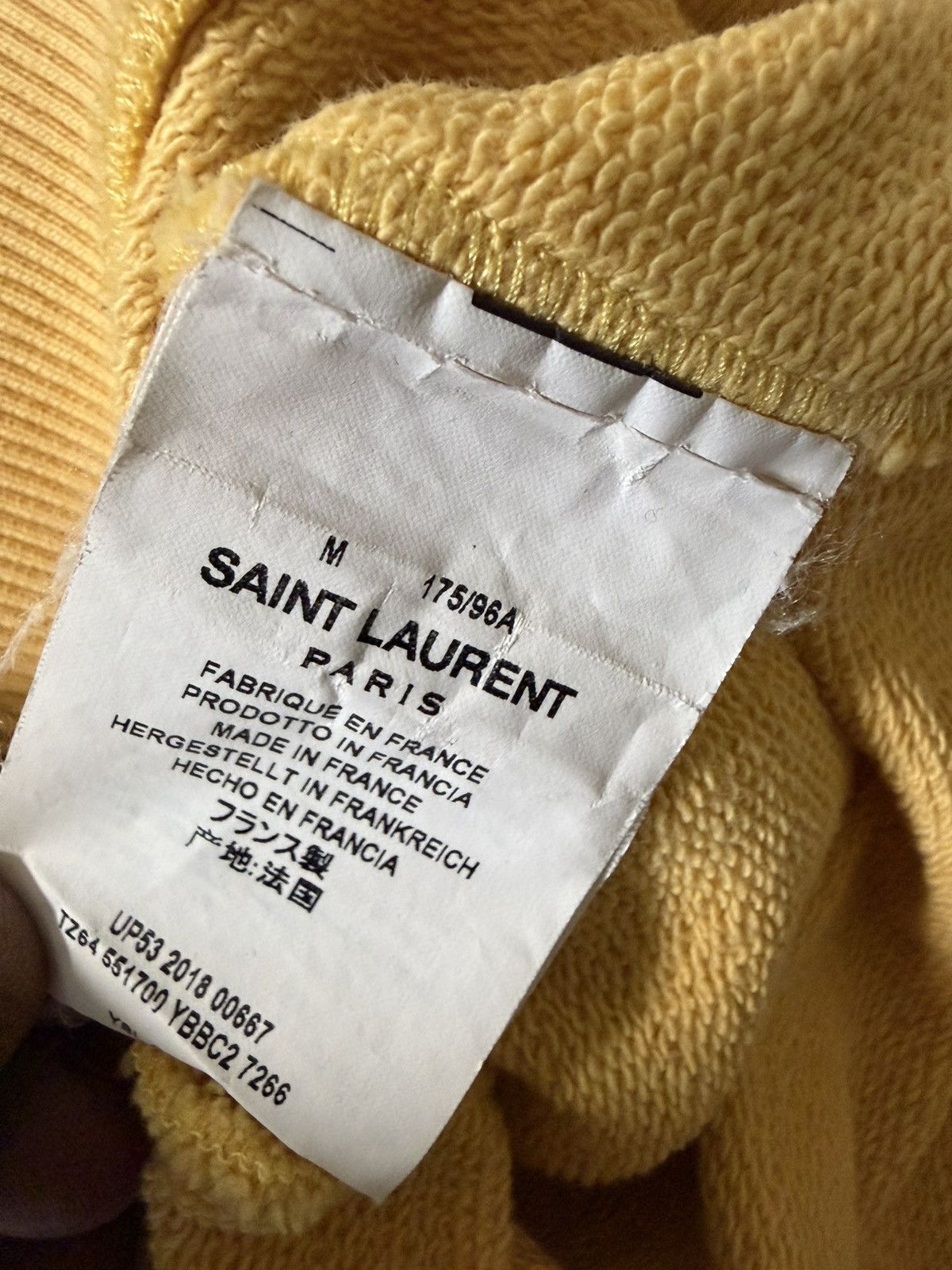 Saint Laurent Paris Saint Laurent “Université” Hoodie Size US M / EU 48-50 / 2 - 4 Thumbnail