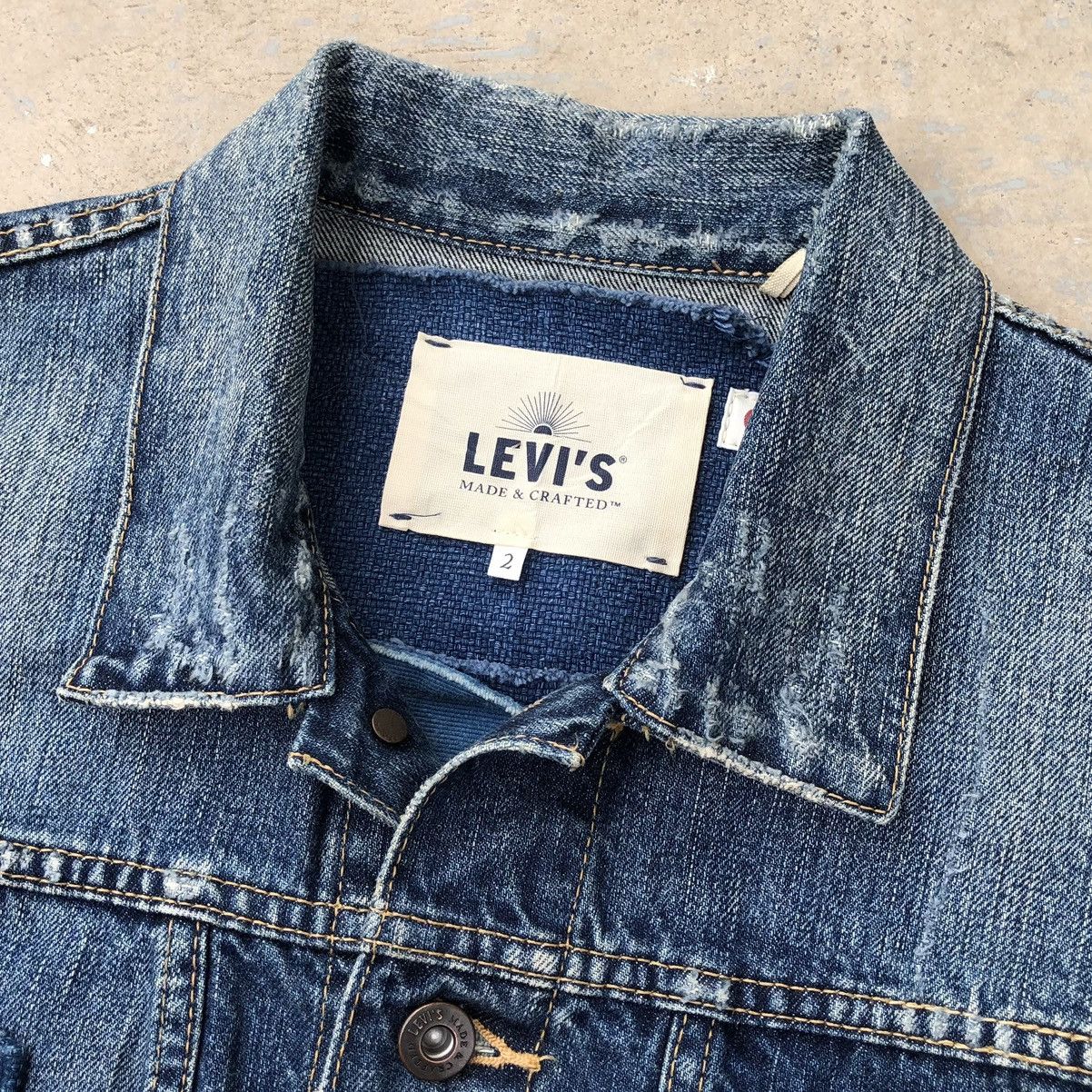 Levi's Made & Crafted Levis Made & Crafted Type IV Trucker Boro Made In Japan 🇯🇵 Size US M / EU 48-50 / 2 - 22 Thumbnail