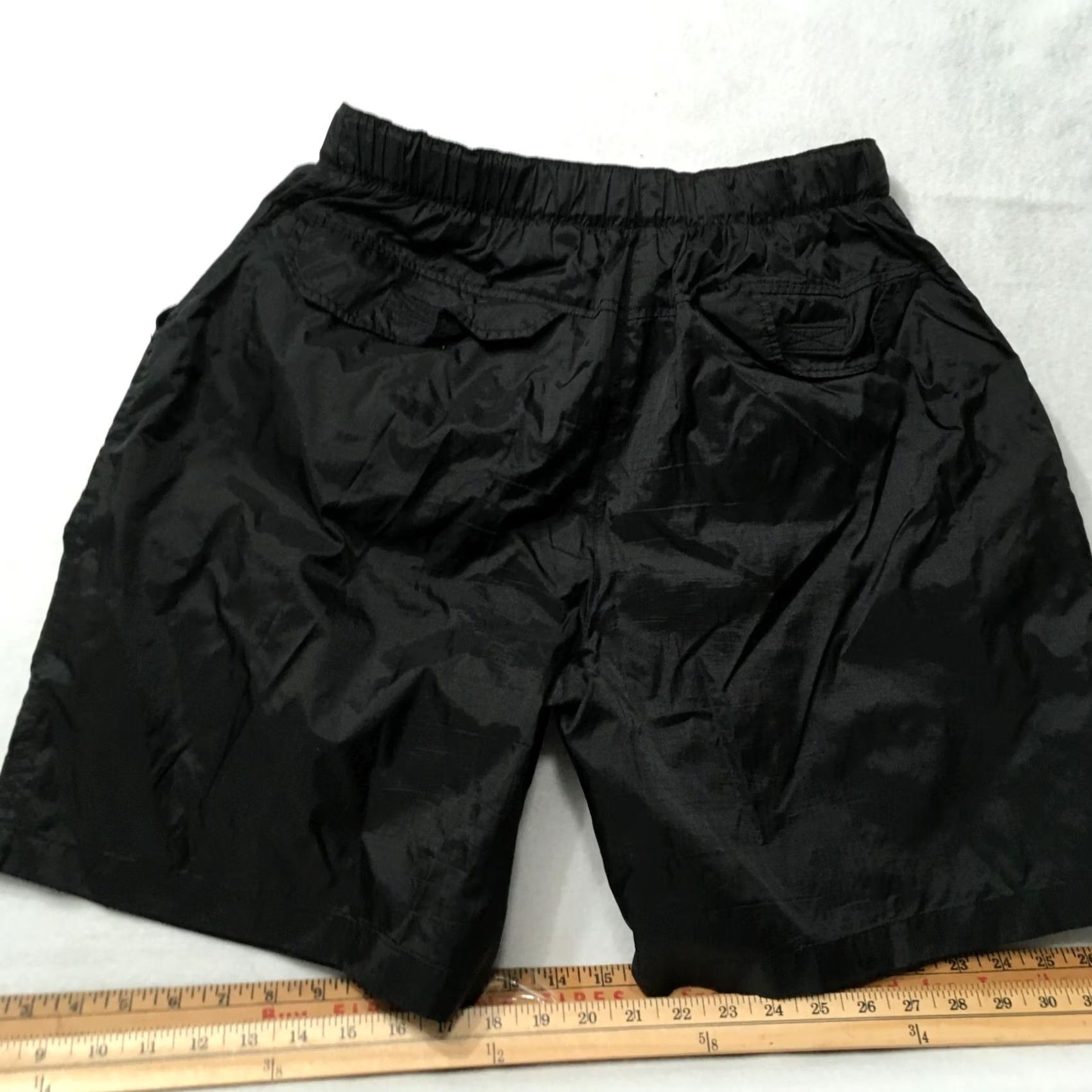 Marlboro Vintage Y2K Marlboro Swim Trunks Size medium Black NYLON Men's Size US 31 - 6 Thumbnail