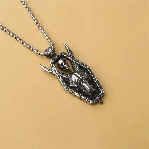 High Sport × Jewelry × Other Stainless Steel Sheephead Skull Necklace Pendant Size ONE SIZE - 3 Thumbnail