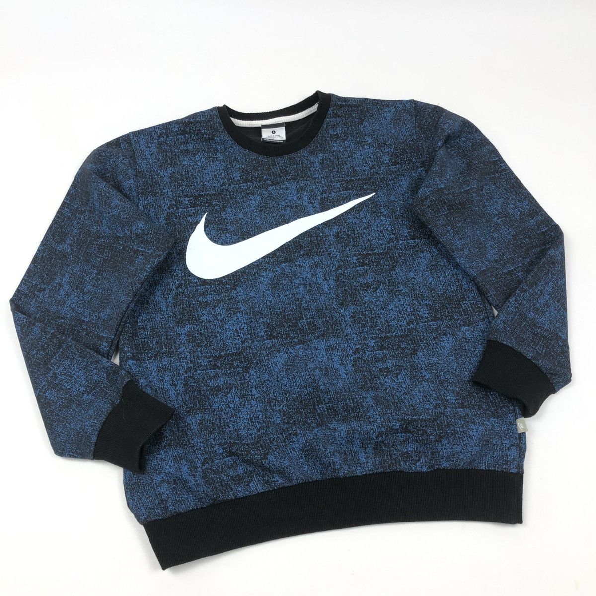 Nike CENTER SWOOSH Big Print Long Sleeve Sweater Jumper Vintage Size M / US 6-8 / IT 42-44 - 4 Thumbnail