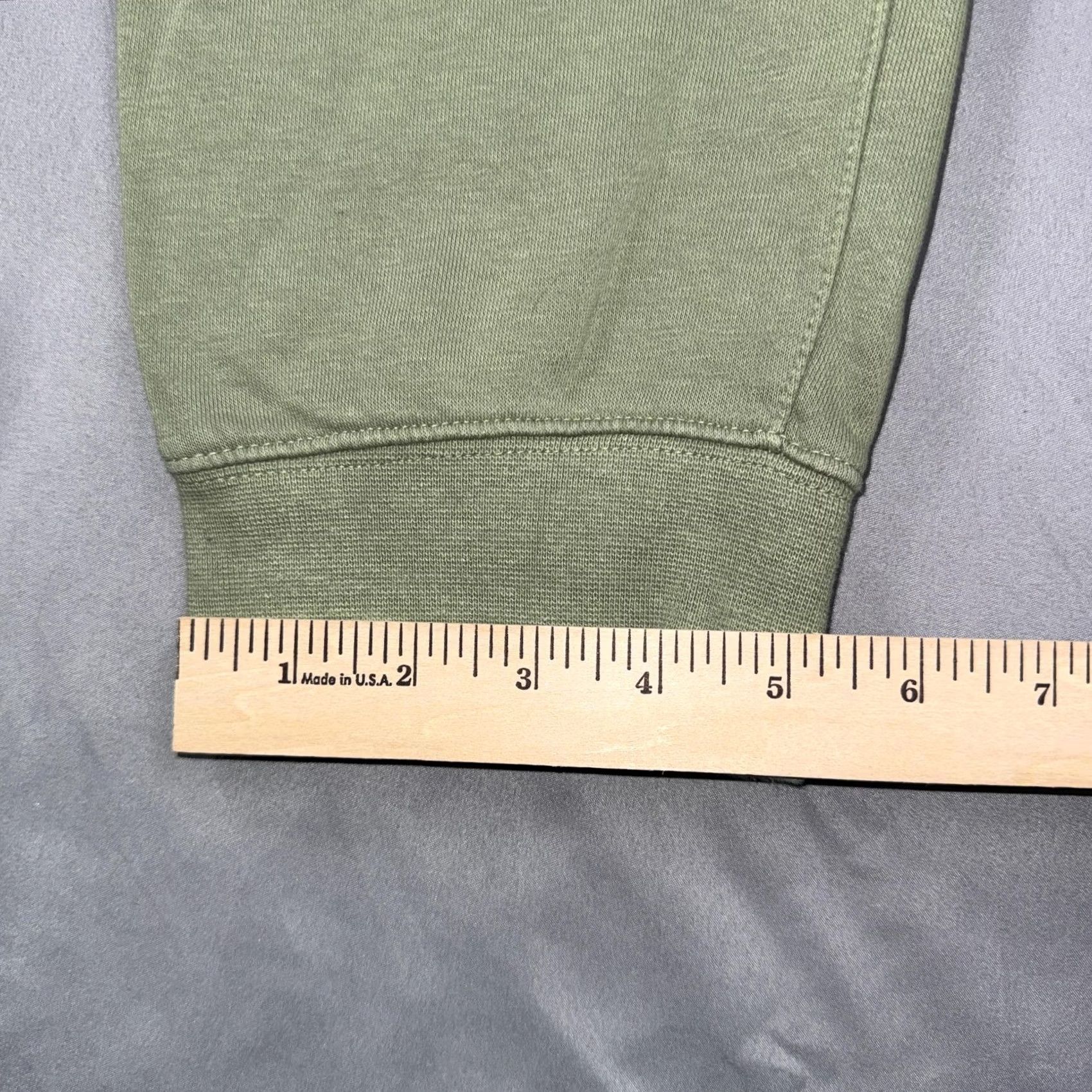 Nike Nike Jogger Pants Mens L Green Fleece Elastic Drawstring Swoosh Pockets Tapered Leg Winter Casual Activewear Workout Size US 33 - 8 Thumbnail