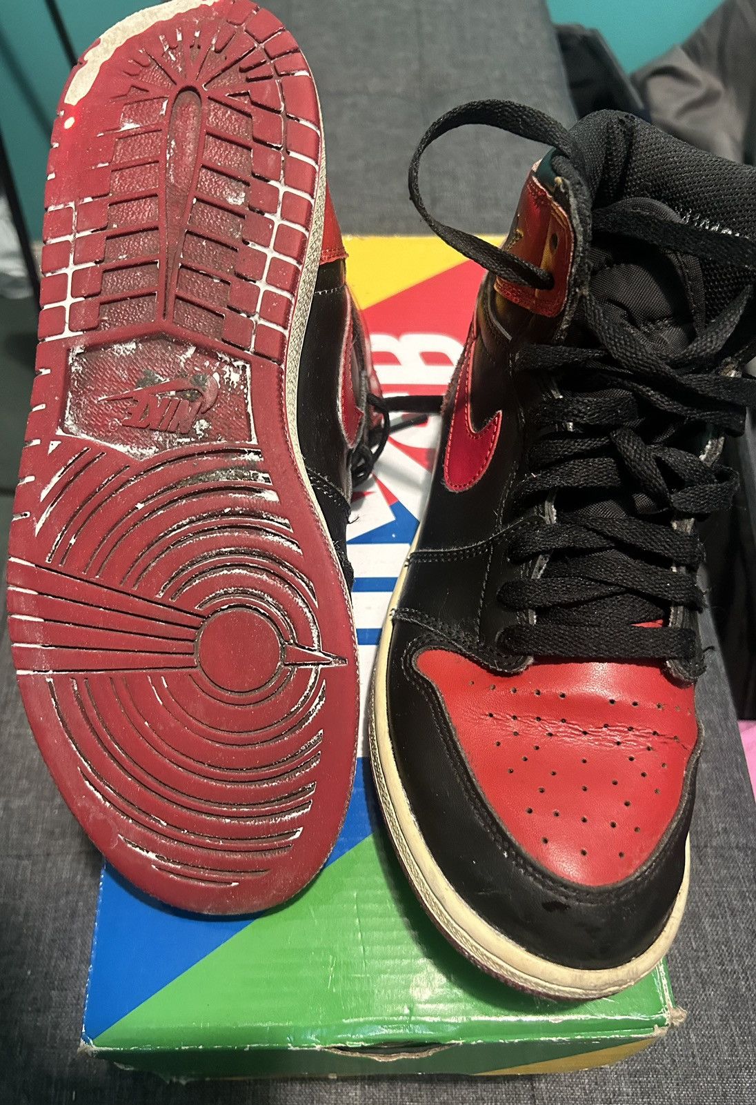 Jordan Brand Retro 1 “Banned” 2016 Size US 6.5 / EU 39-40 - 7 Thumbnail