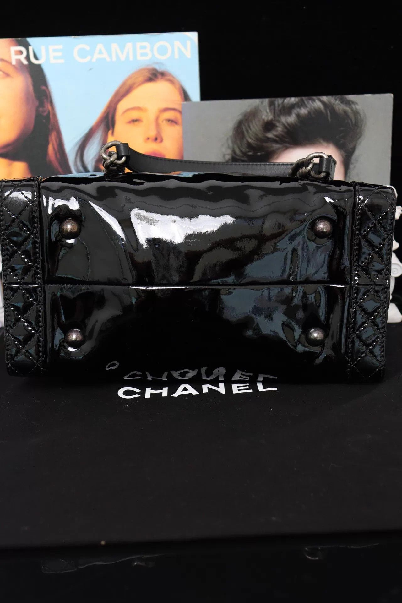 Chanel Chanel Le Boy Tote - Black Patent 18 with dustbag Size ONE SIZE - 5 Thumbnail